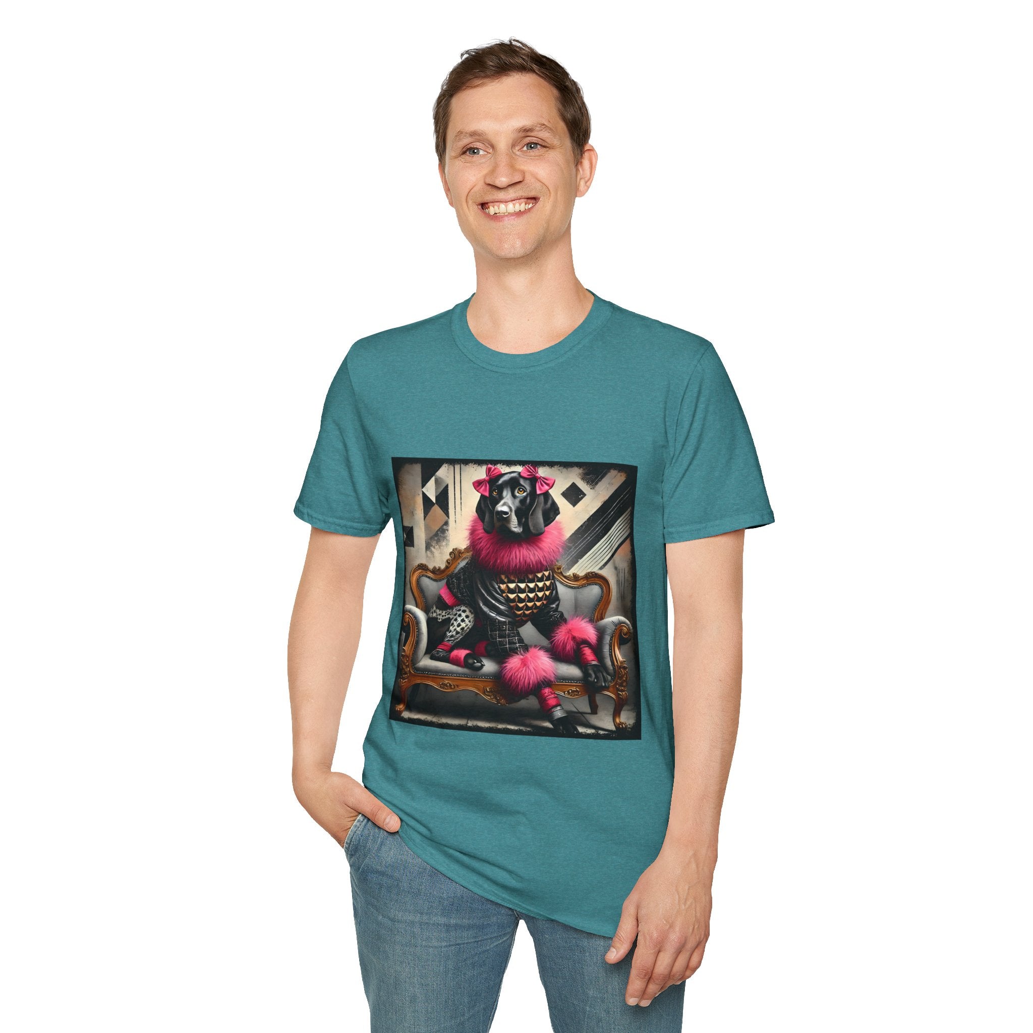 German Shorthaired Pointer Chic Rocker | Unisex Dog T-Shirt