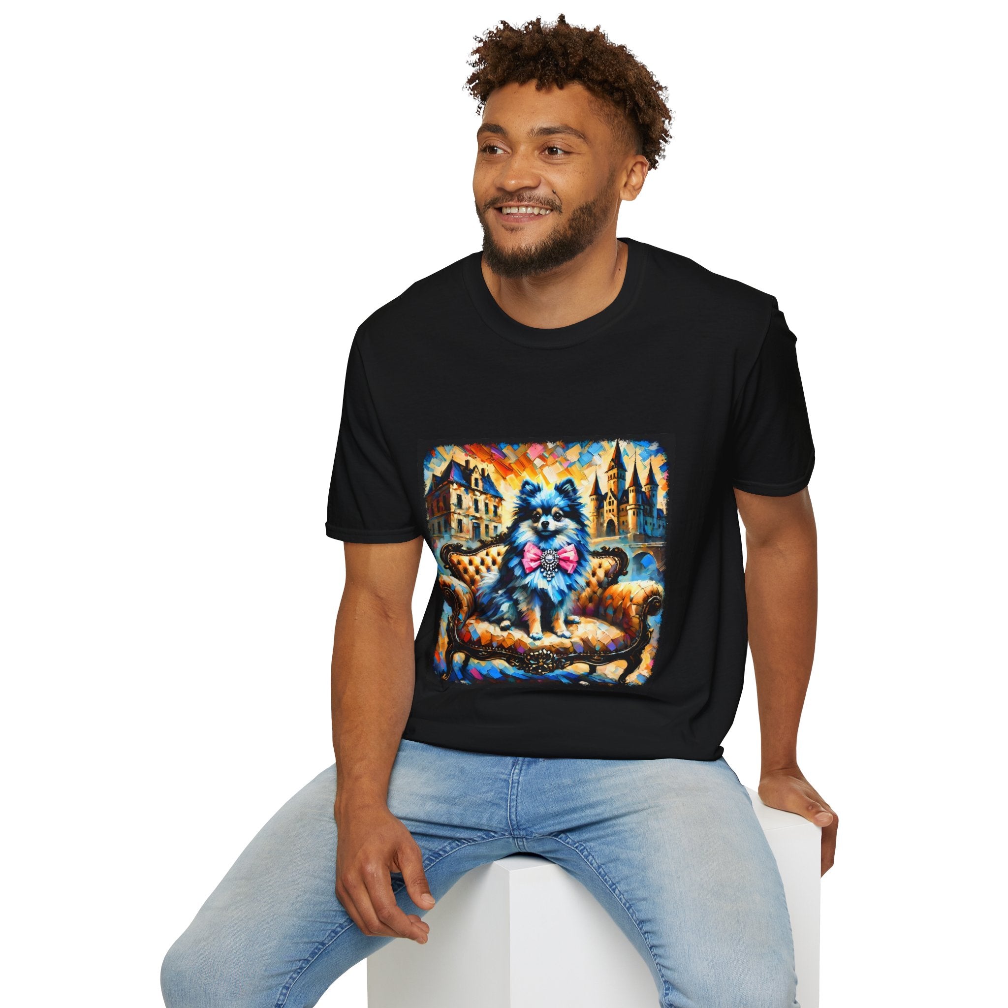 Pomeranian Blue Diamond Classic | Unisex Dog T-Shirt