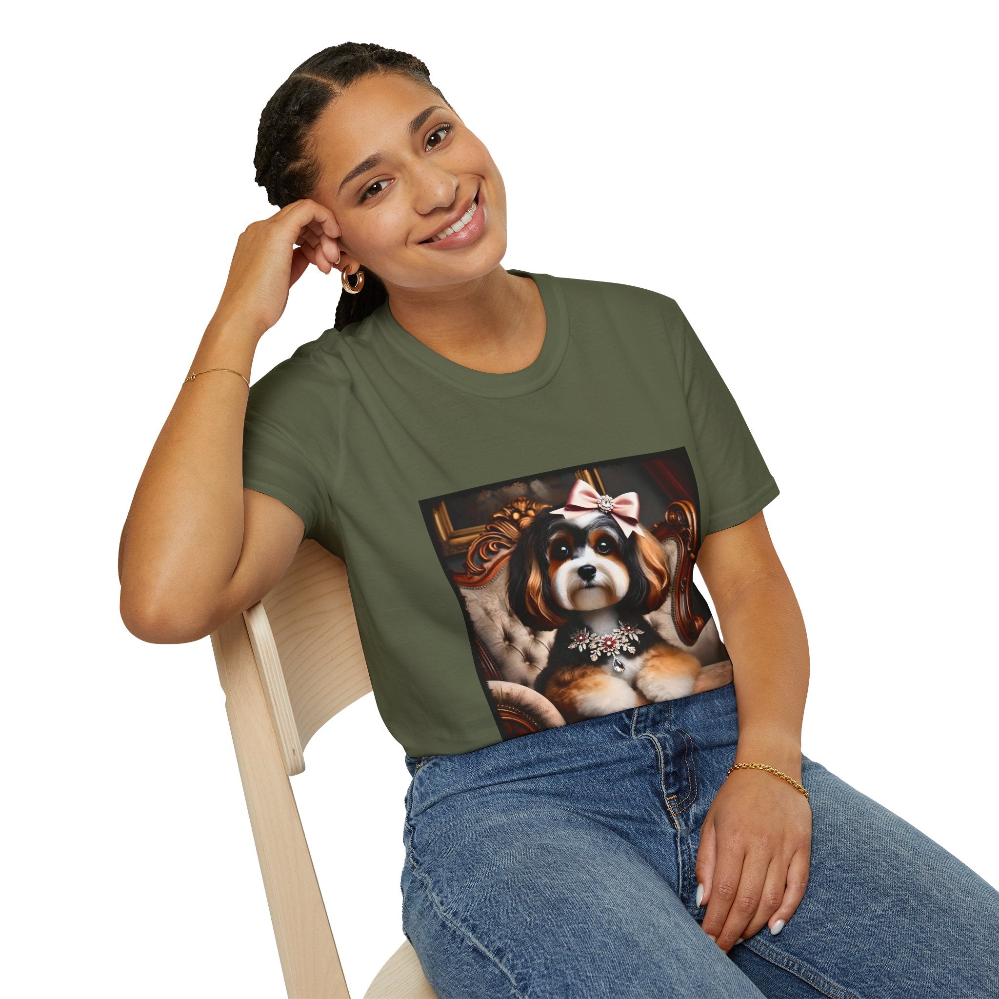 Cavapoo Diamond Doll | Unisex Dog T-Shirt