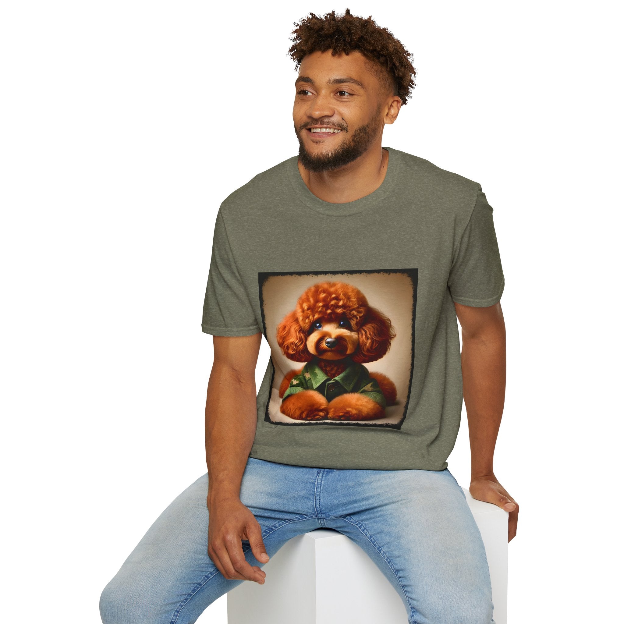 Poodle Tactical Babe | Unisex Dog T-Shirt