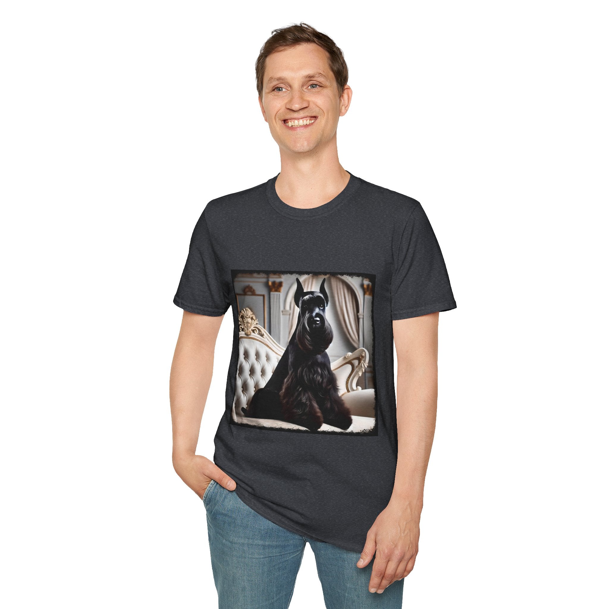 Schnauzer Posh Pose | Unisex Dog T-Shirt