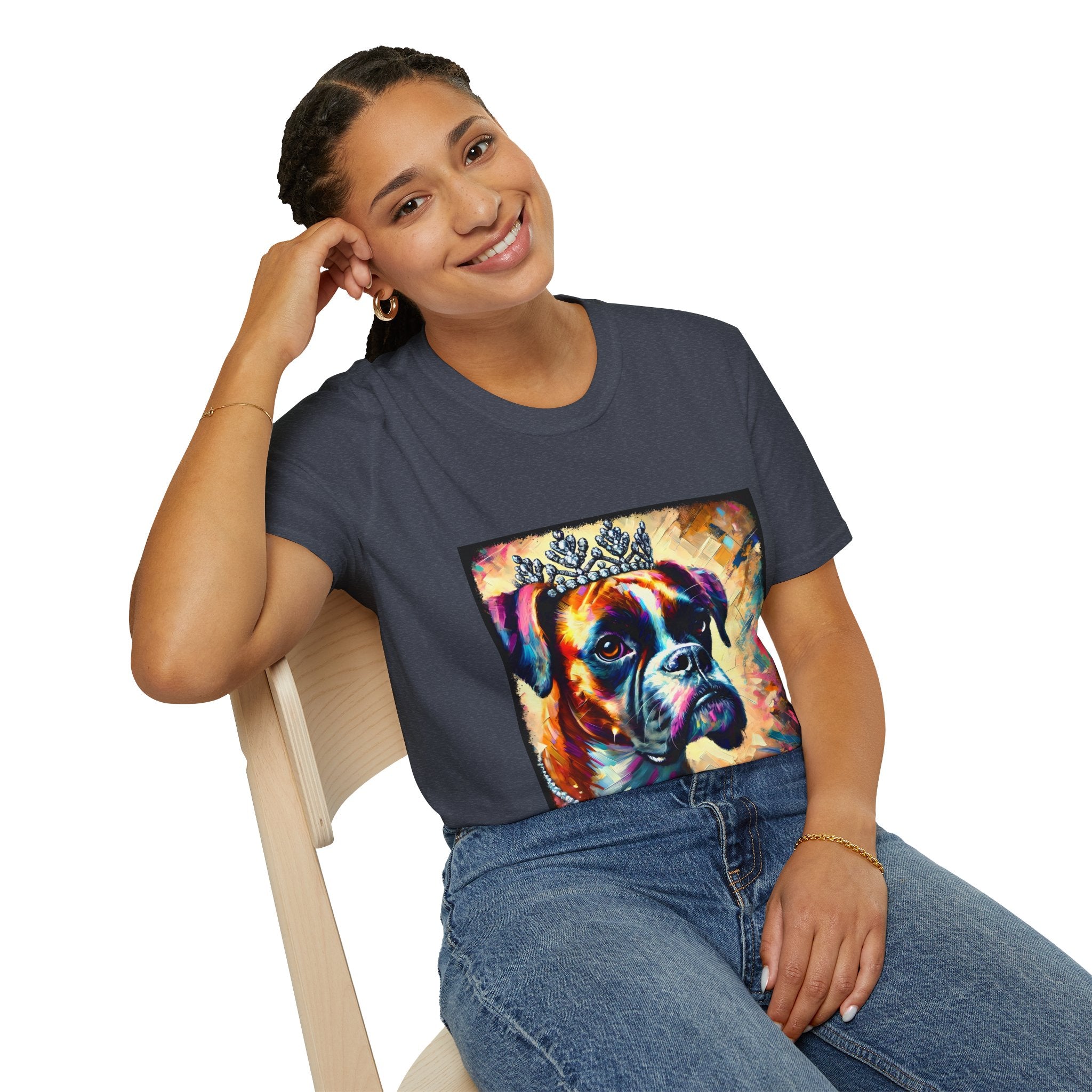 Boxer Bold Princess Classic | Unisex Dog T-Shirt