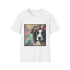 Border Collie Pastel Flower Classic | Unisex Dog T-Shirt