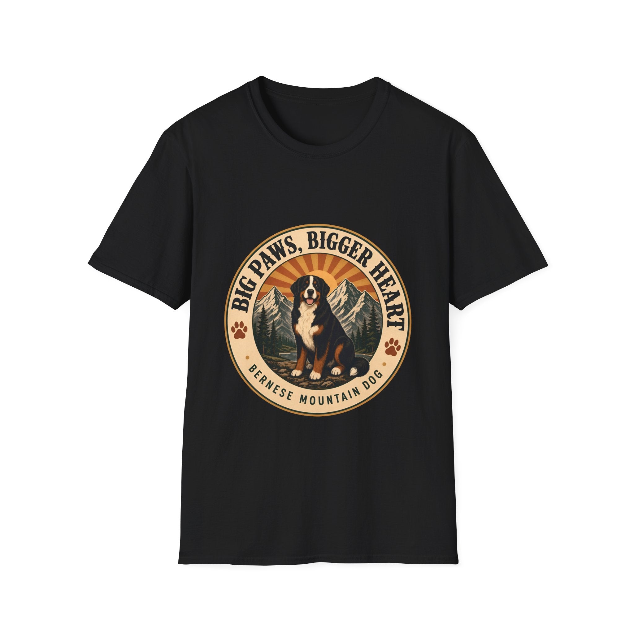 Bernese Mountain Dog Shirt | Big Paws Dog Lover Tee