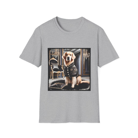 Golden Retriever Edge Icon design dog lover unisex t-shirt in sport grey