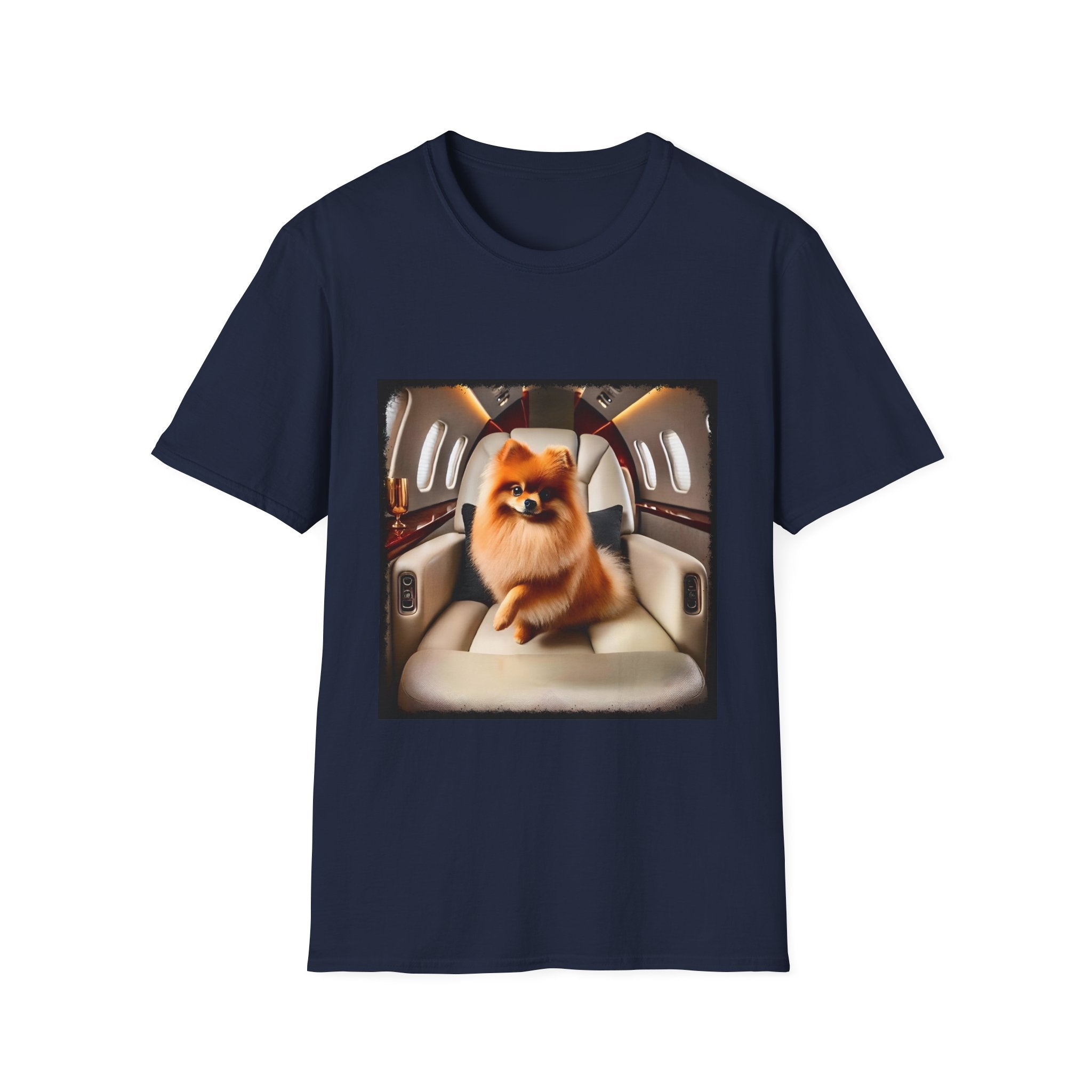 Pomeranian Jet Setter | Unisex Dog T-Shirt