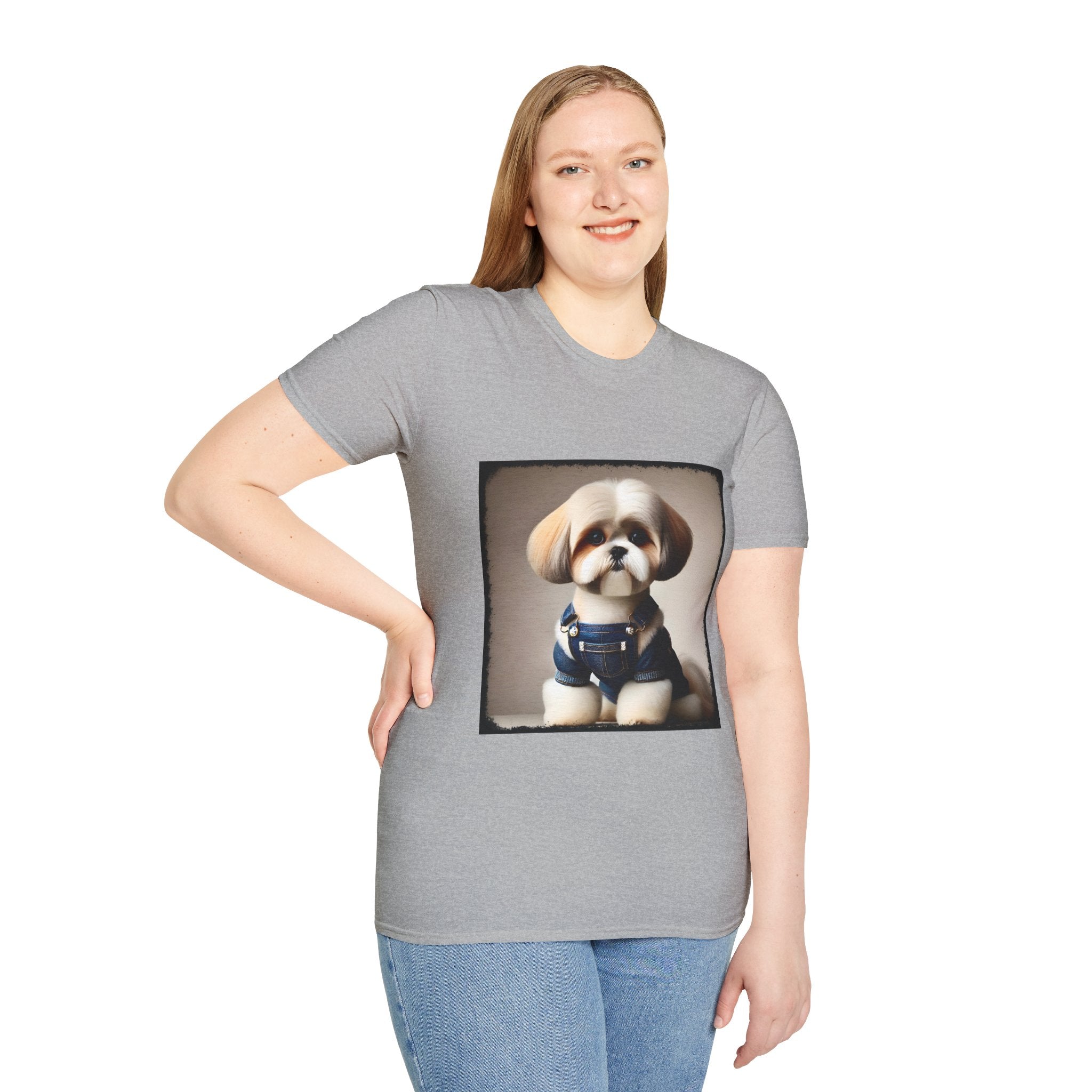 Shih Tzu Denim Doll | Unisex Dog T-Shirt