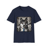 Akita Shirt | B&W Bold Eyes Dog Lover Tee