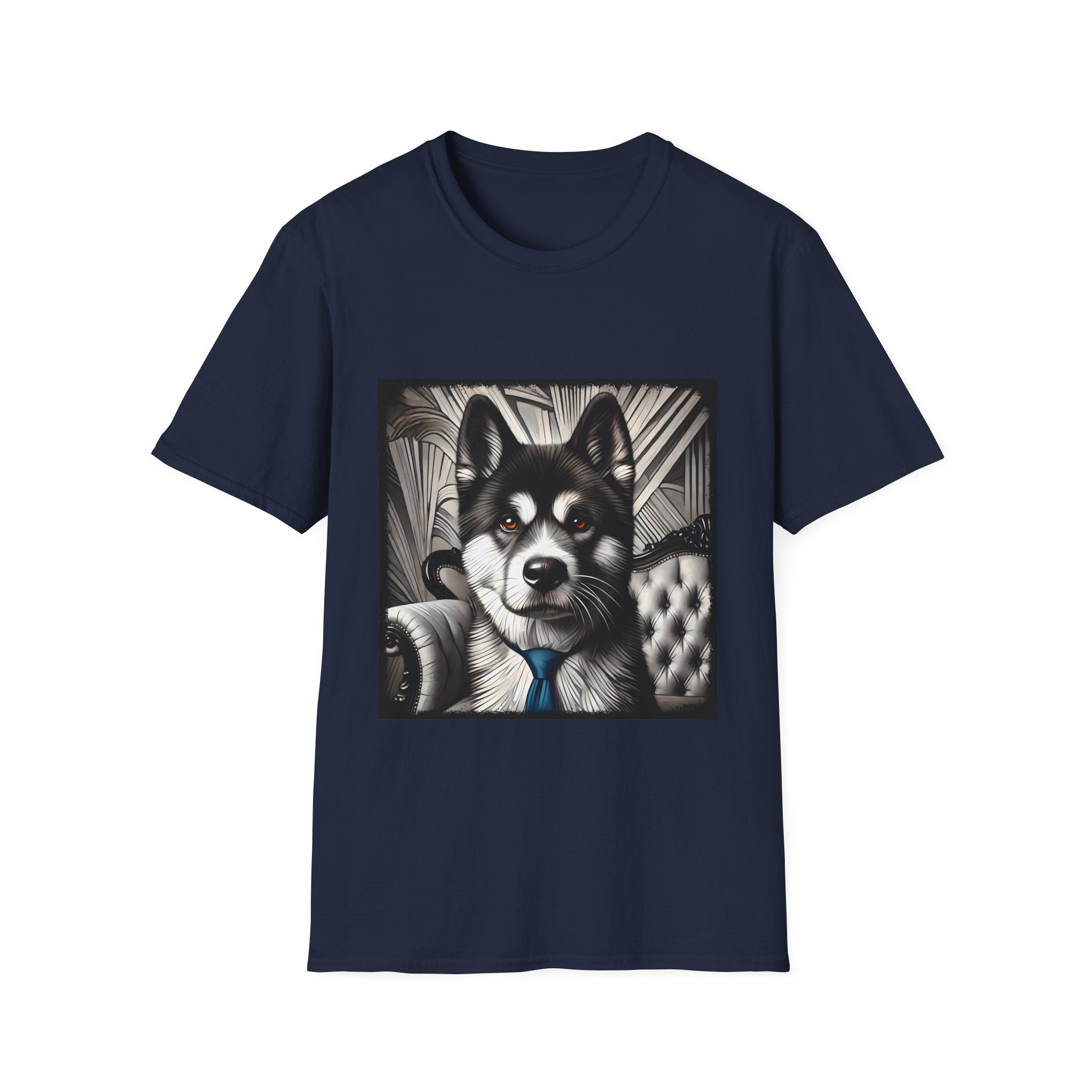 Akita Shirt | B&W Bold Eyes Dog Lover Tee
