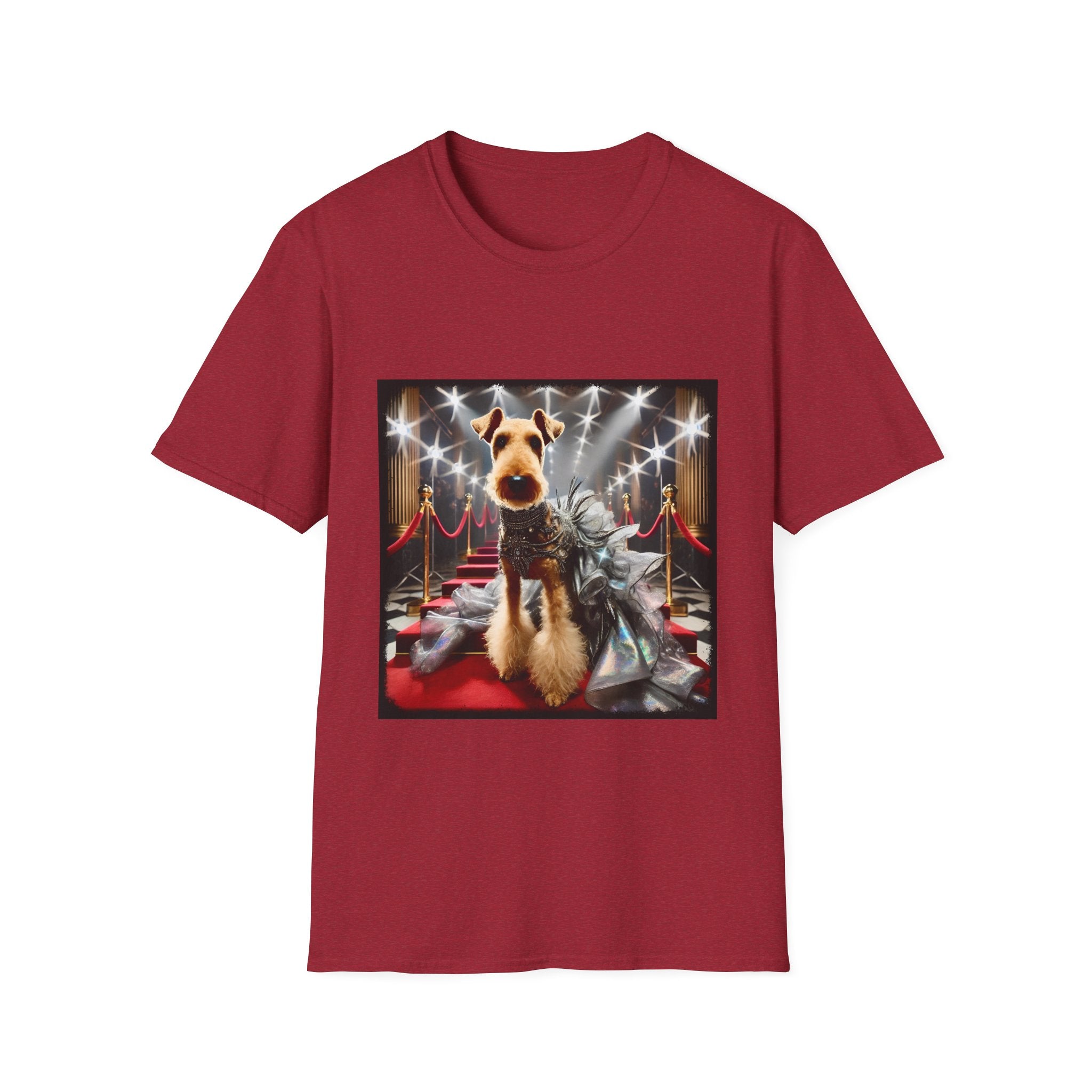 Airedale Terrier Shirt | Glam Gal Dog Lover Tee