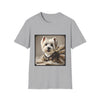 Glitzy Gal Westie cotton t‑shirt