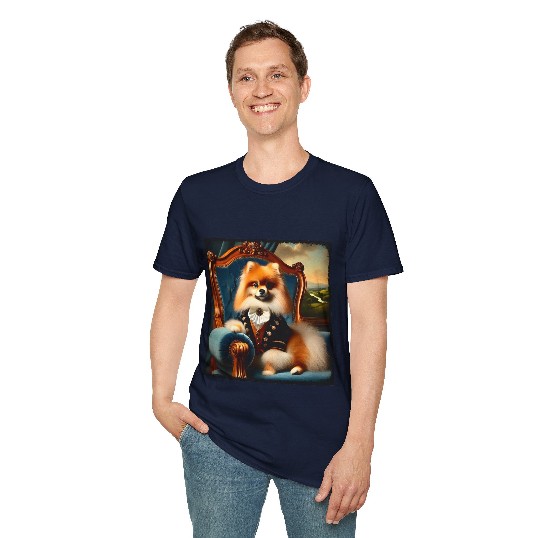 Pomeranian Polished Prince | Unisex Dog T-Shirt