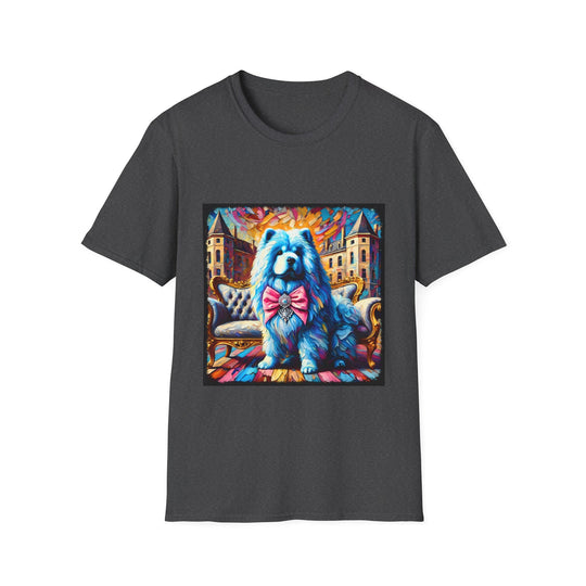 Chow Chow Blue Diamond Princess Classic design dog lover unisex t-shirt in dark heather