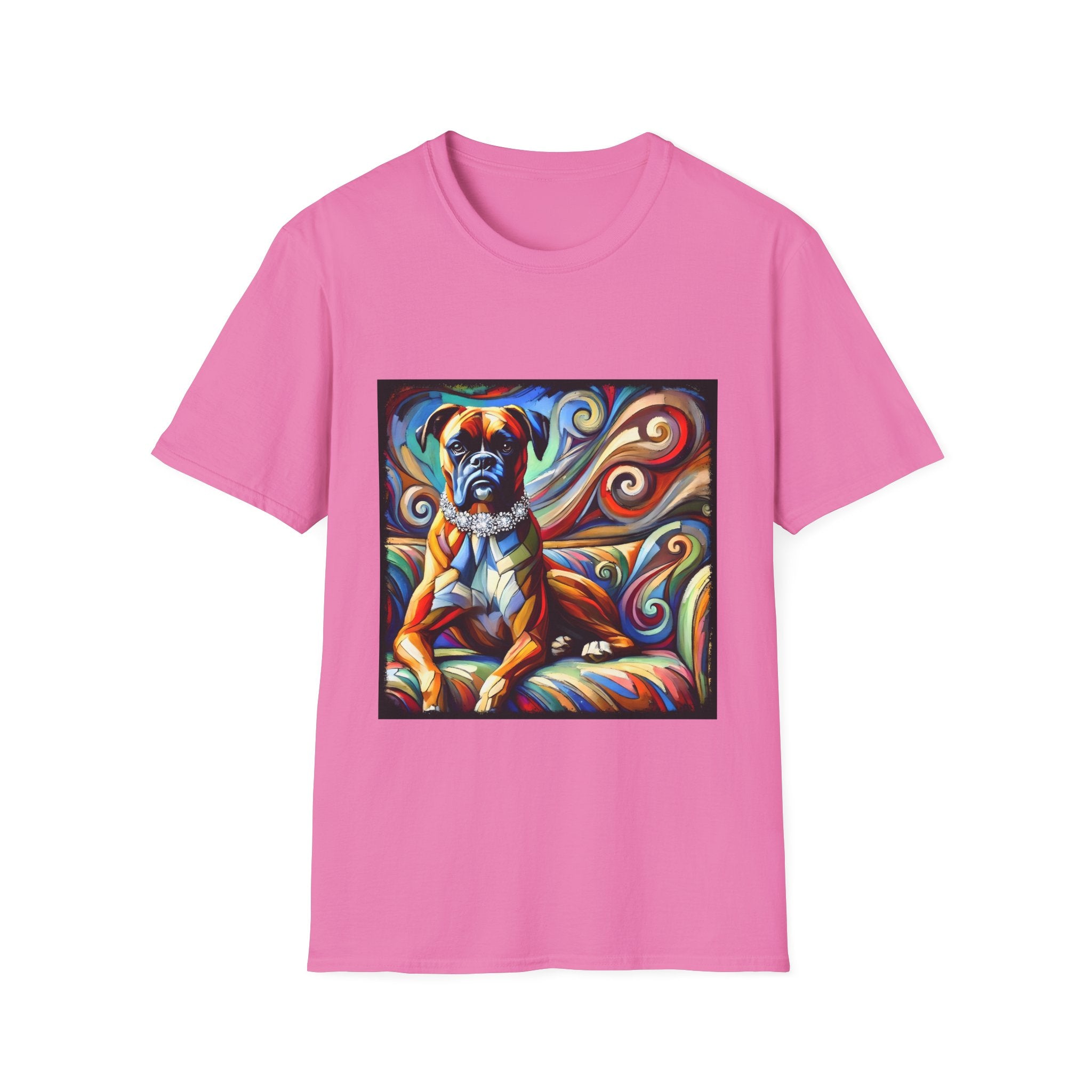 Boxer Diamond Swirl | Unisex Dog T-Shirt