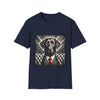 Labrador Retriever B&W Bold Red Tie | Unisex Dog T-Shirt