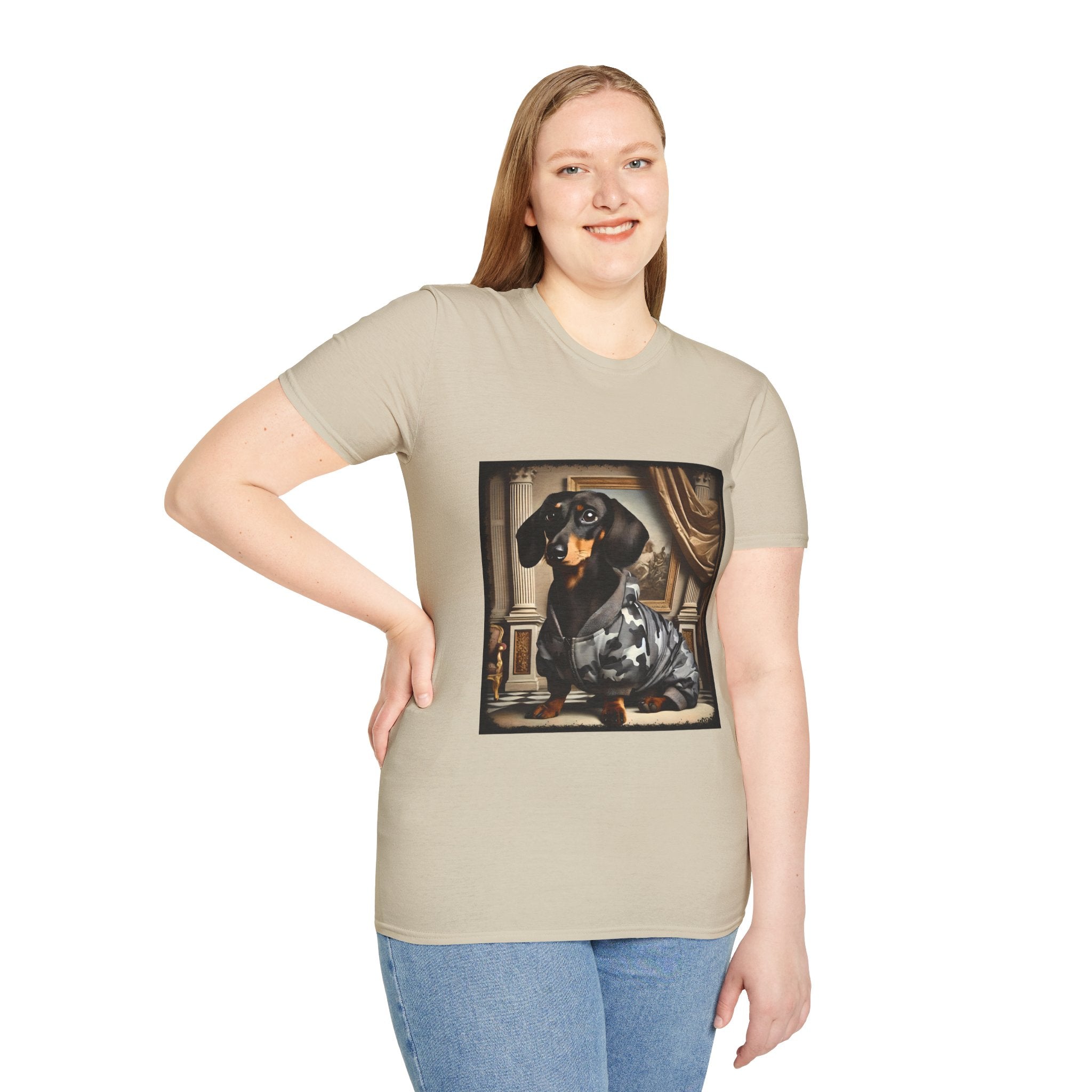 Dachshund Camo Cutie | Unisex Dog T-Shirt