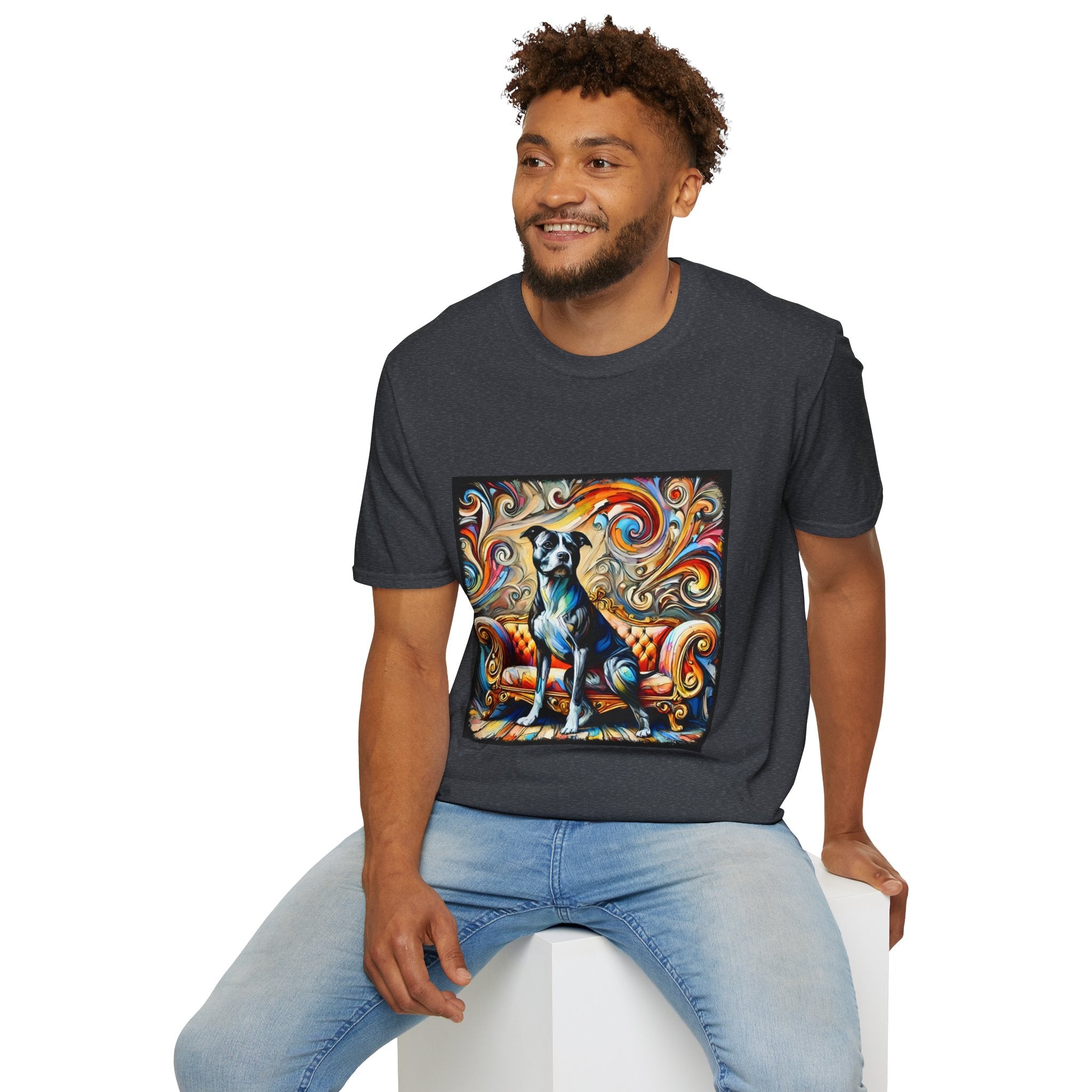 American Pit Bull Terrier Shirt | Kaleidoscopic Swirl Dog Lover Tee