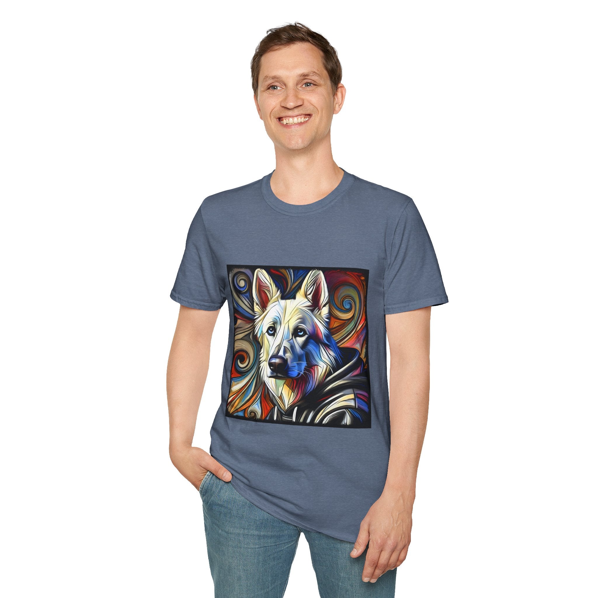 German Shepherd Hoodie Swirl | Unisex Dog T-Shirt