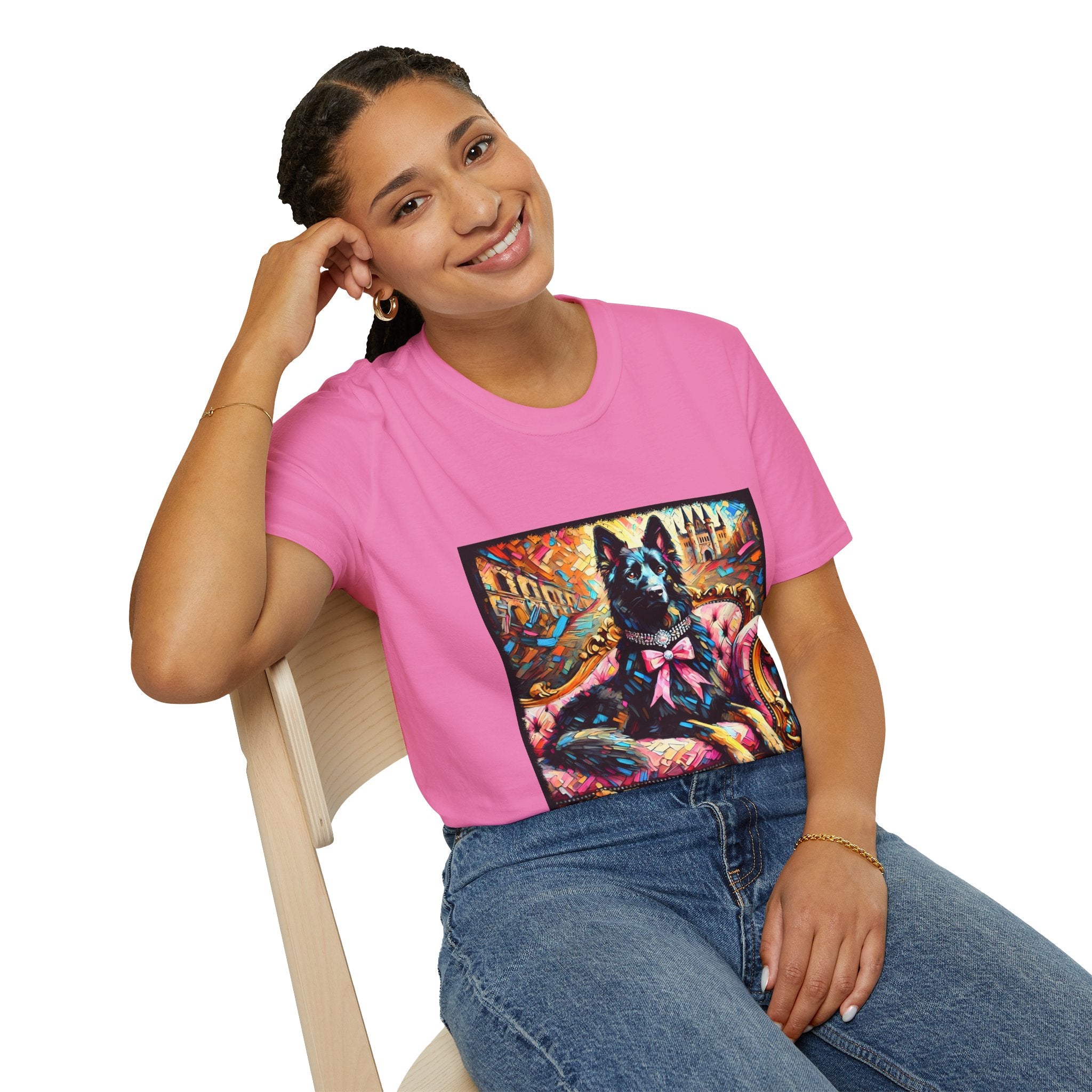 German Shepherd Diamond Princess Classic  | Unisex Dog T-Shirt