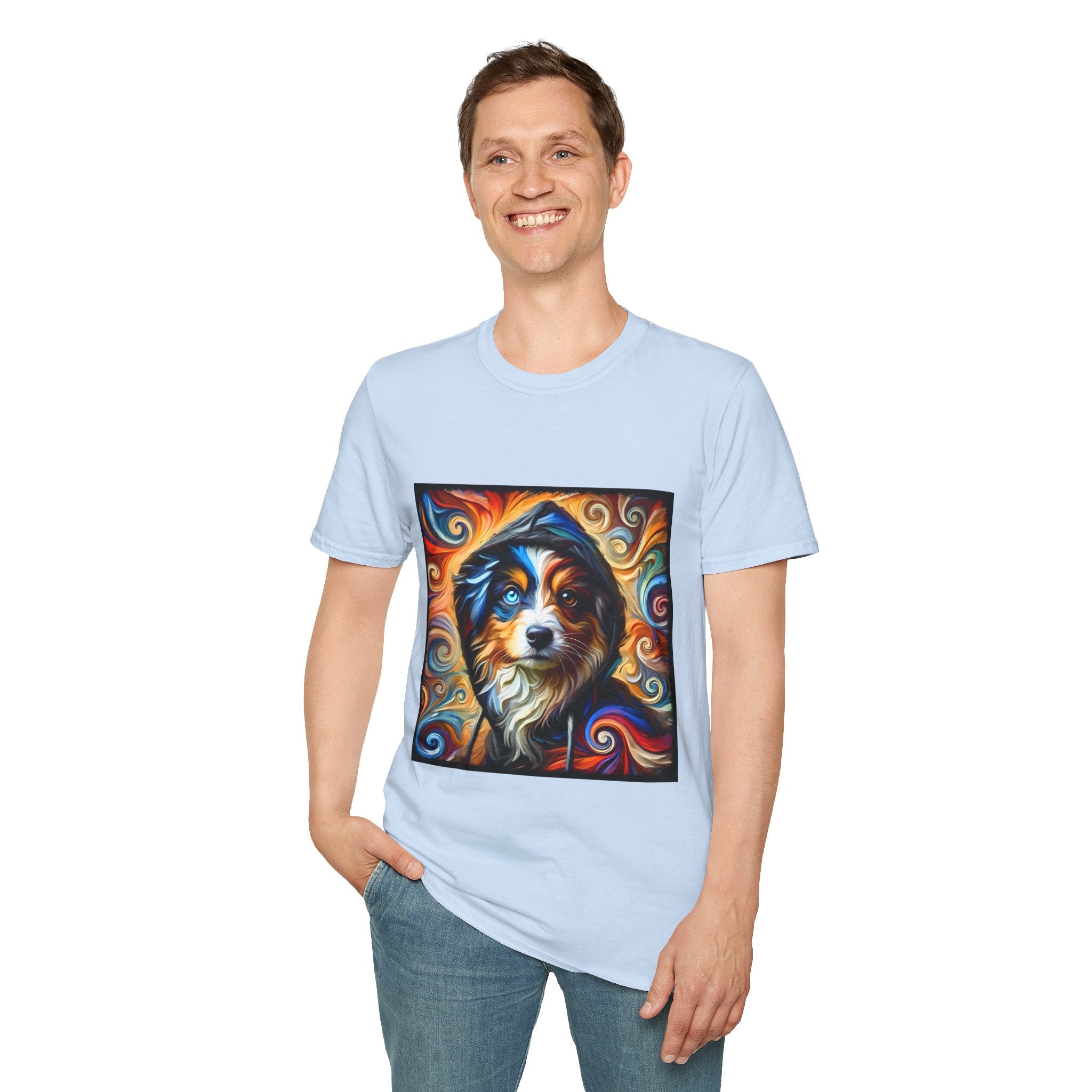 Miniature American Shepherd Hoodie Swirl | Unisex Dog T-Shirt