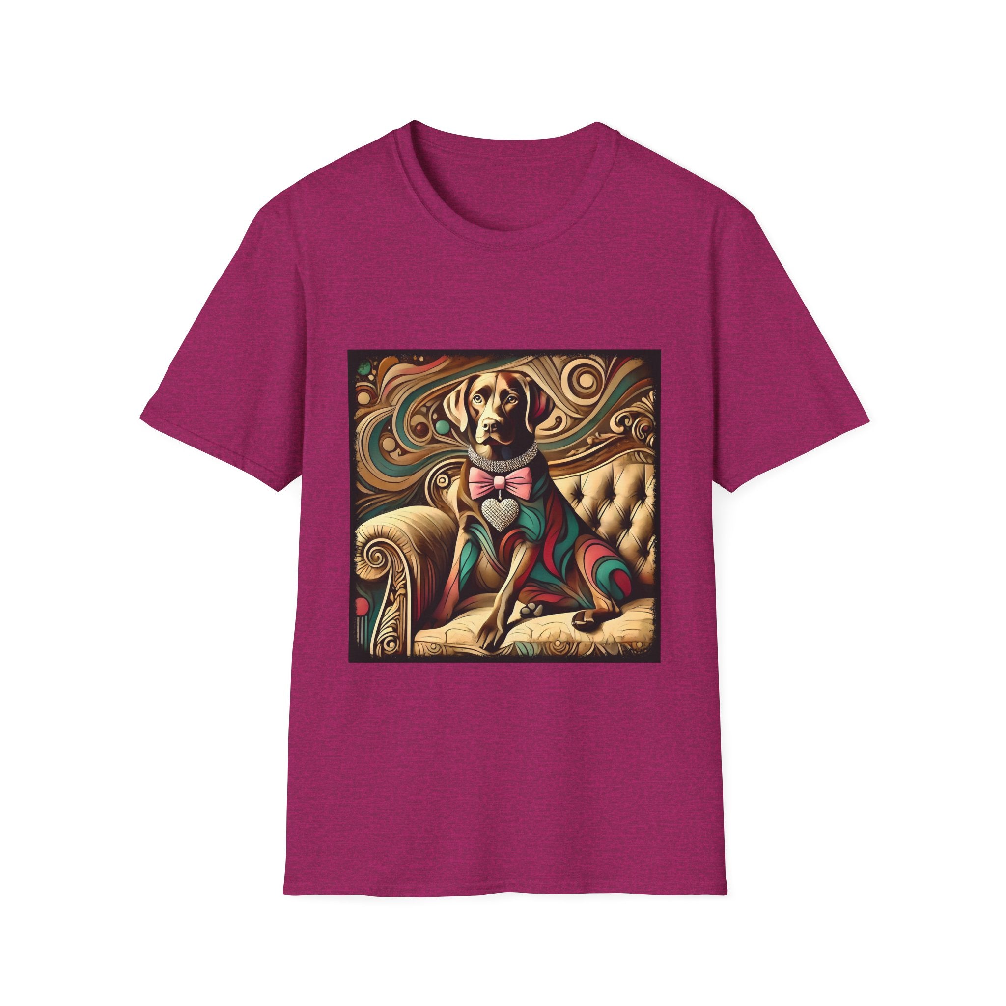 Labrador Retriever Warm Diamond Swirl | Unisex Dog T-Shirt