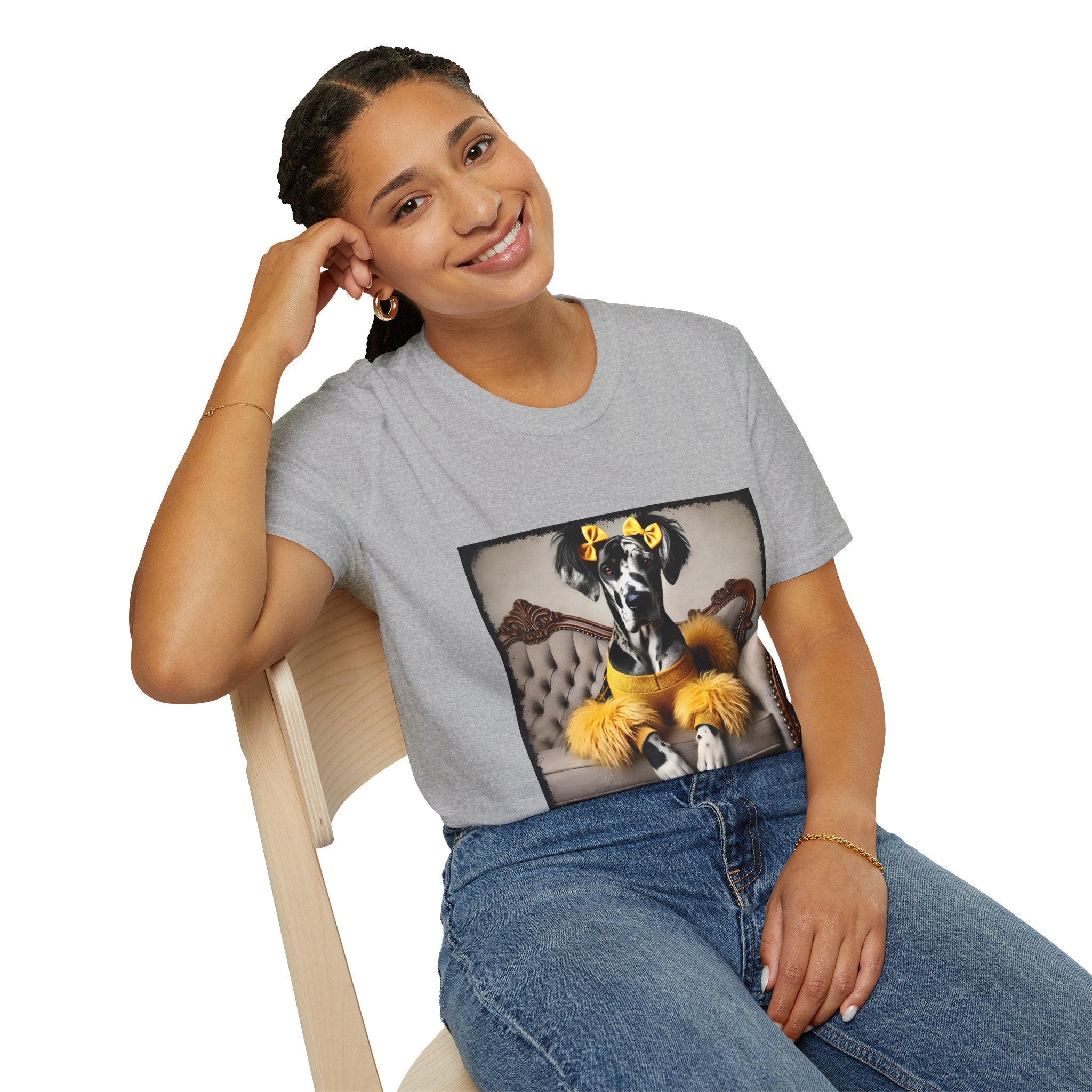 Great Dane Glamour Belle | Unisex Dog T-Shirt