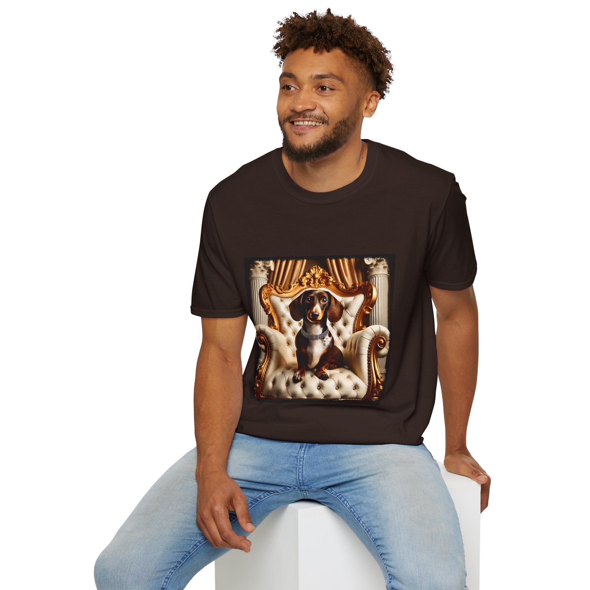 Dachshund Gold Drip | Unisex Dog T-Shirt