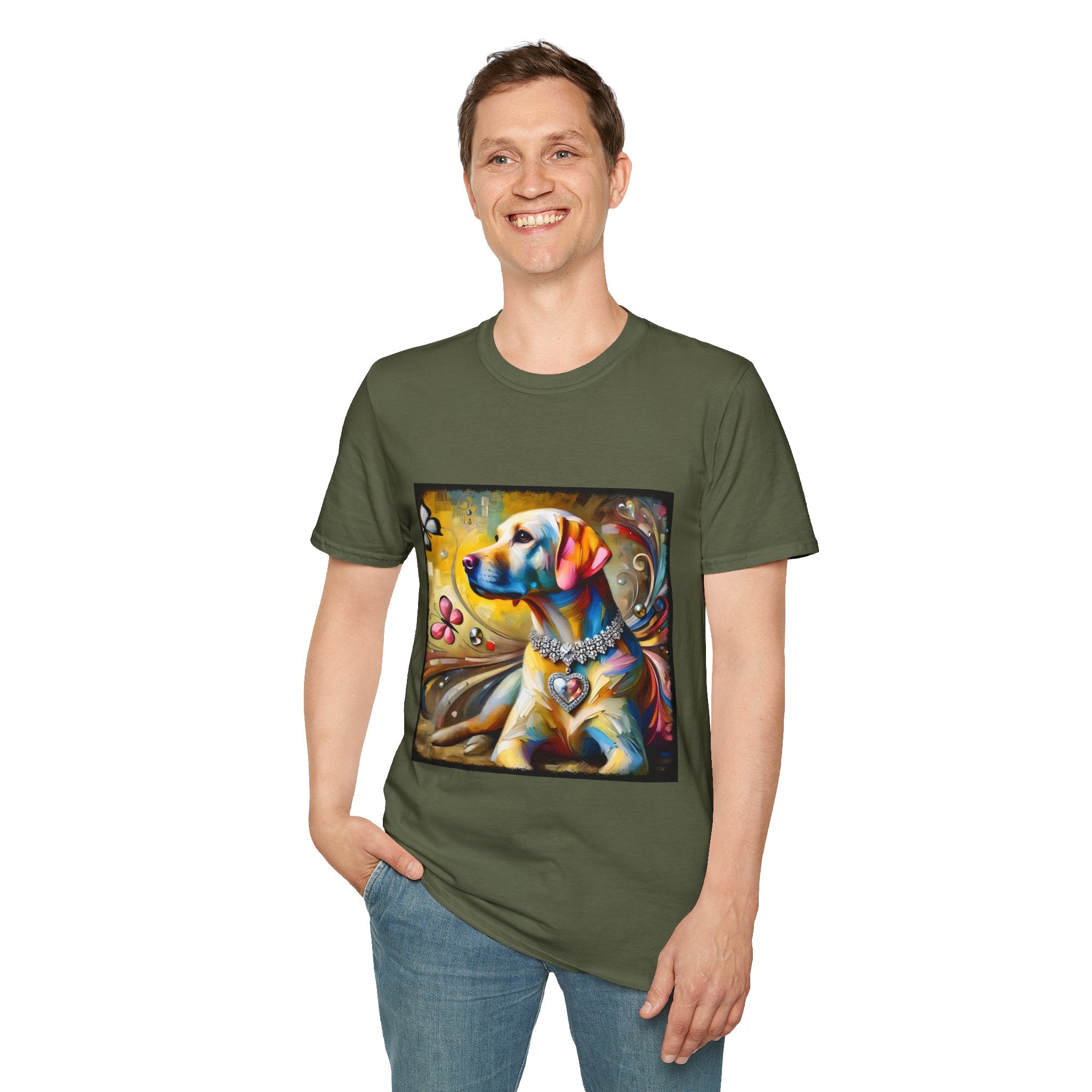 Labrador Retriever Diamond Heart Classic | Unisex Dog T-Shirt