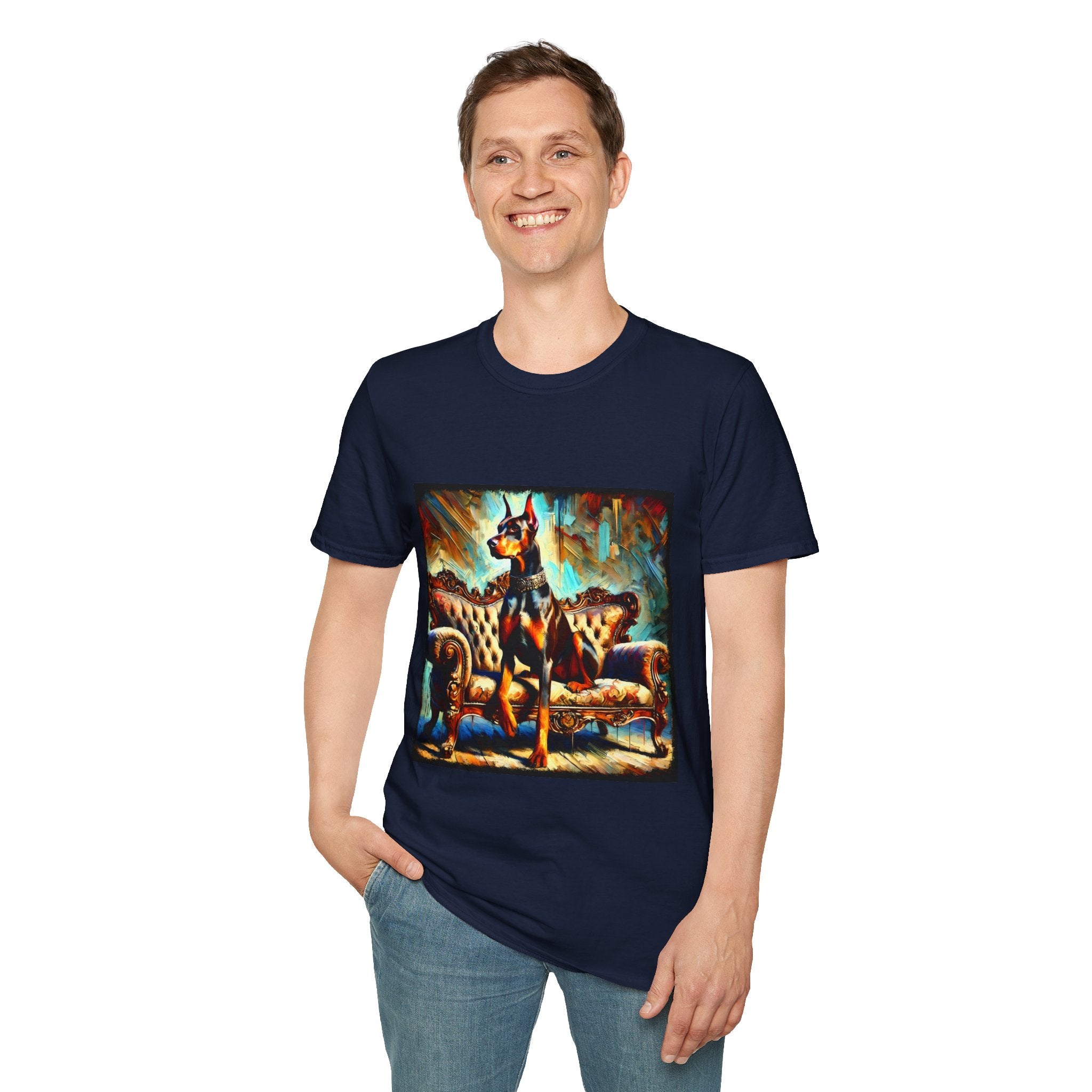Doberman Pinscher Chocolate Classic | Unisex Dog T-Shirt