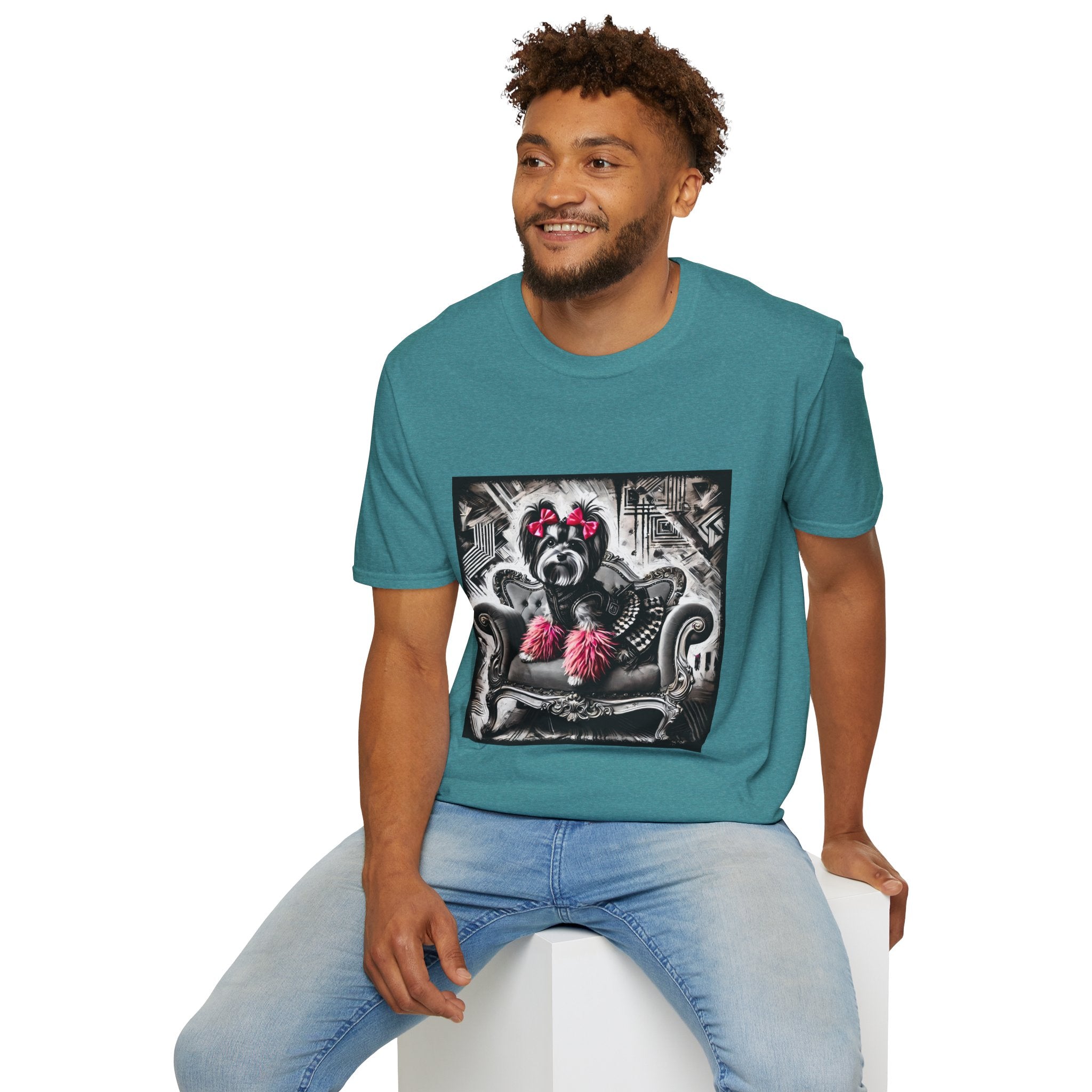 Havanese B&W Cutie |  Unisex Dog T-Shirt