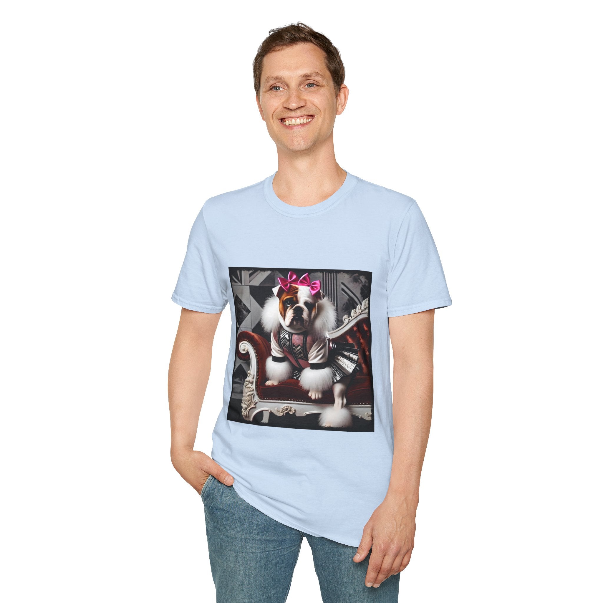 Bulldog Chic Rocker | Unisex Dog T-Shirt