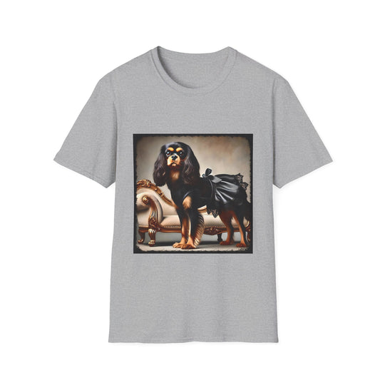 Cavalier King Charles Spaniel Darling Doll design dog lover unisex t-shirt in sport grey