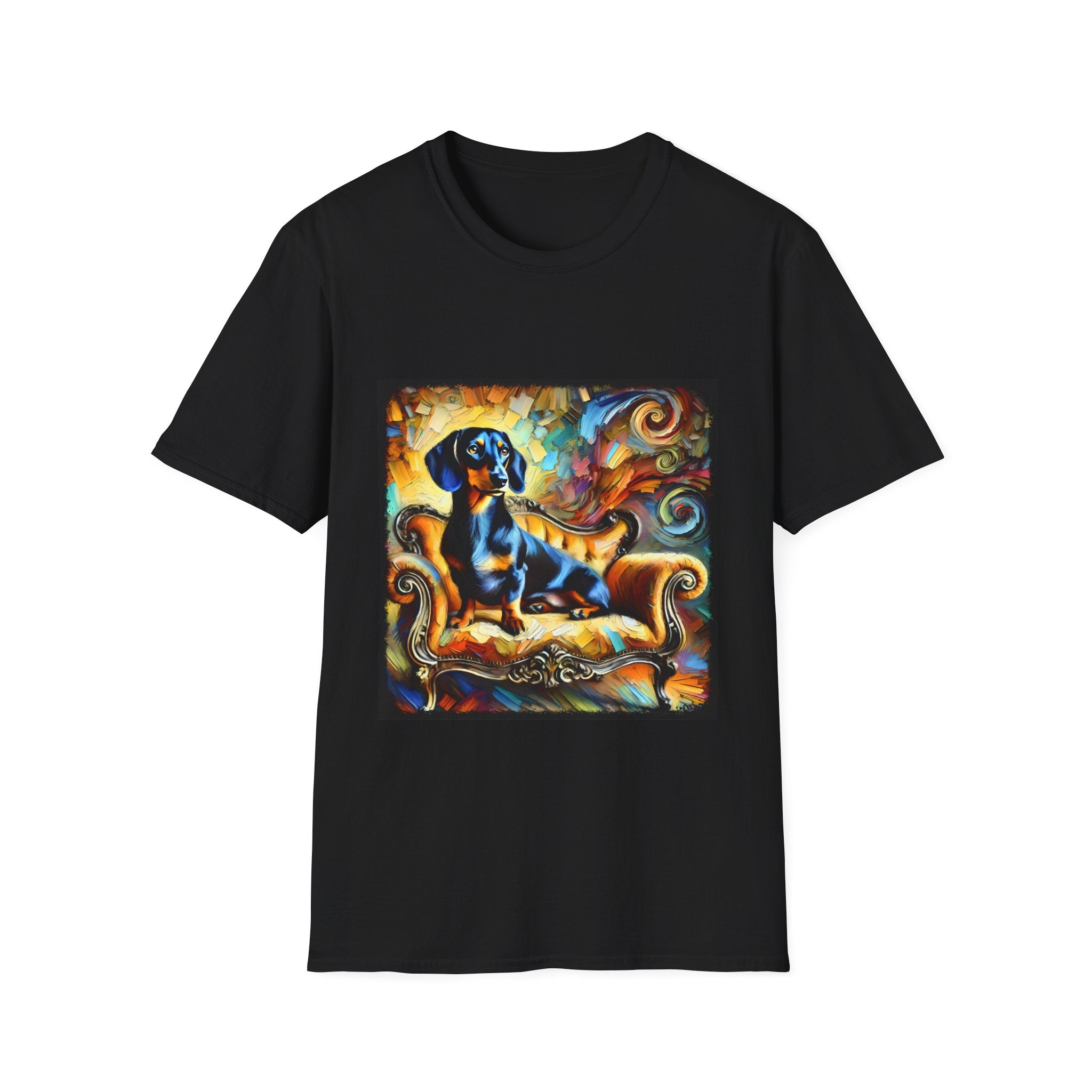 Dachshund Bold Swirl | Unisex Dog T-Shirt