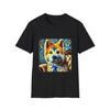 Akita Shirt | Bold Gentleman Swirl Dog Lover Tee