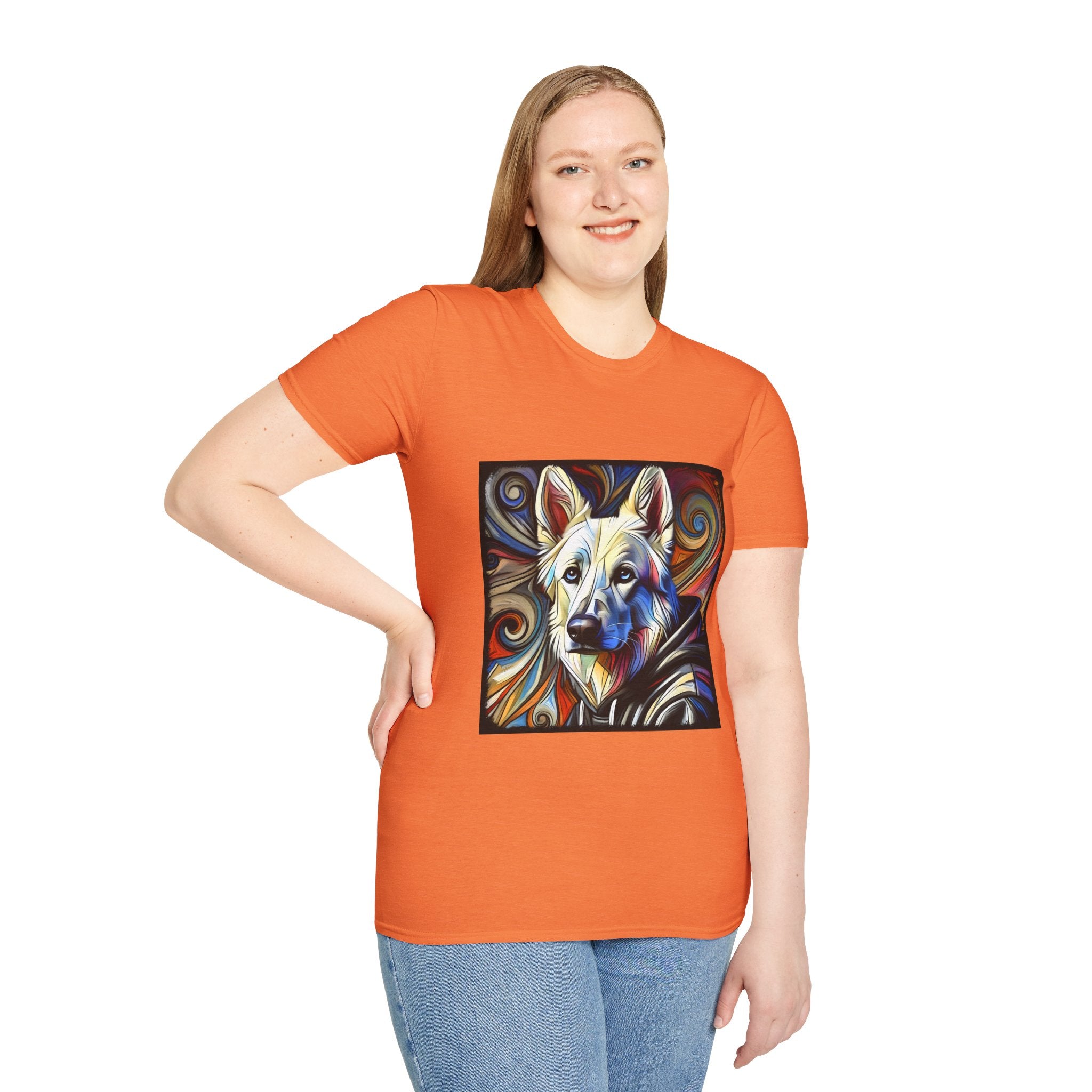 German Shepherd Hoodie Swirl | Unisex Dog T-Shirt