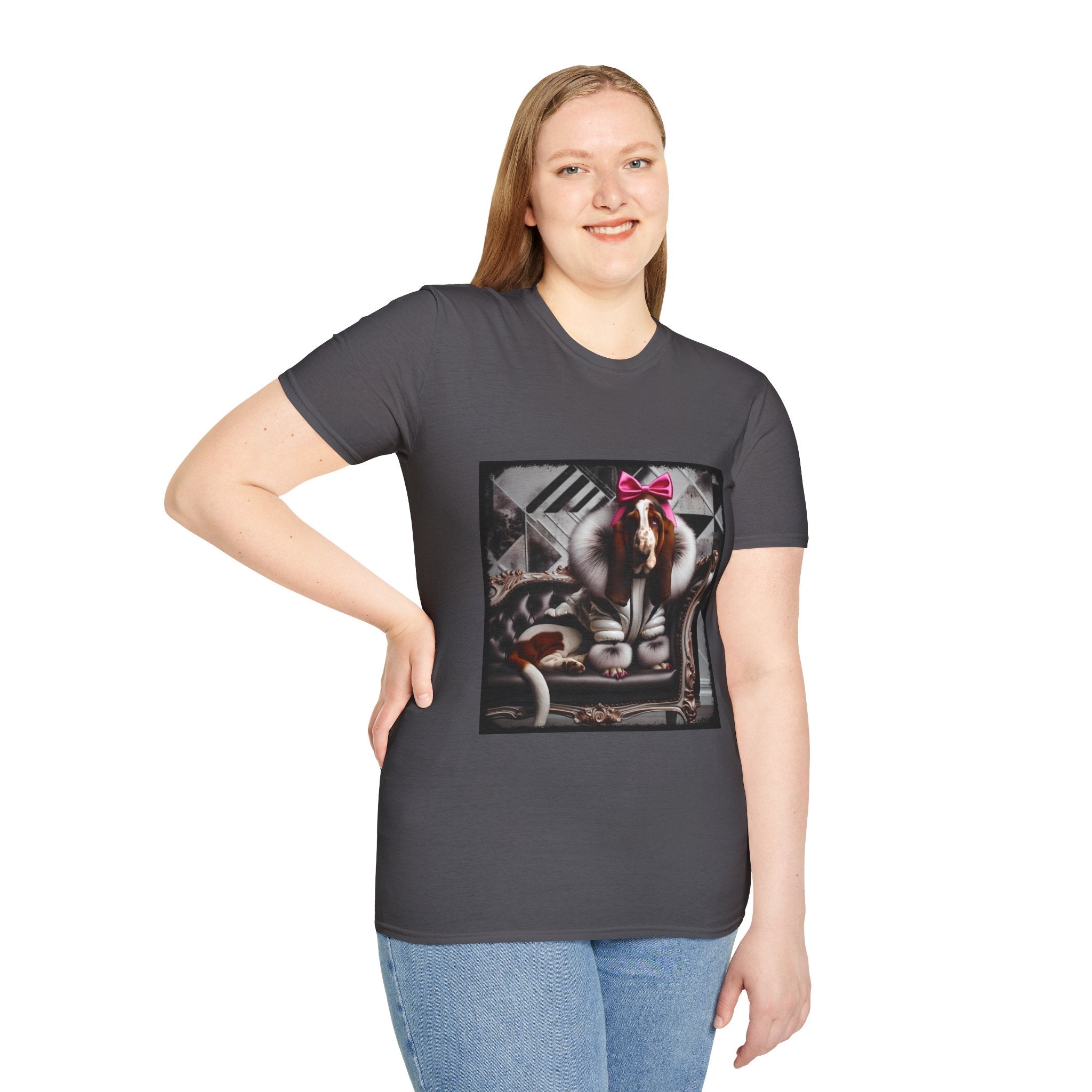Basset Hound Fashionista | Unisex Dog T-Shirt