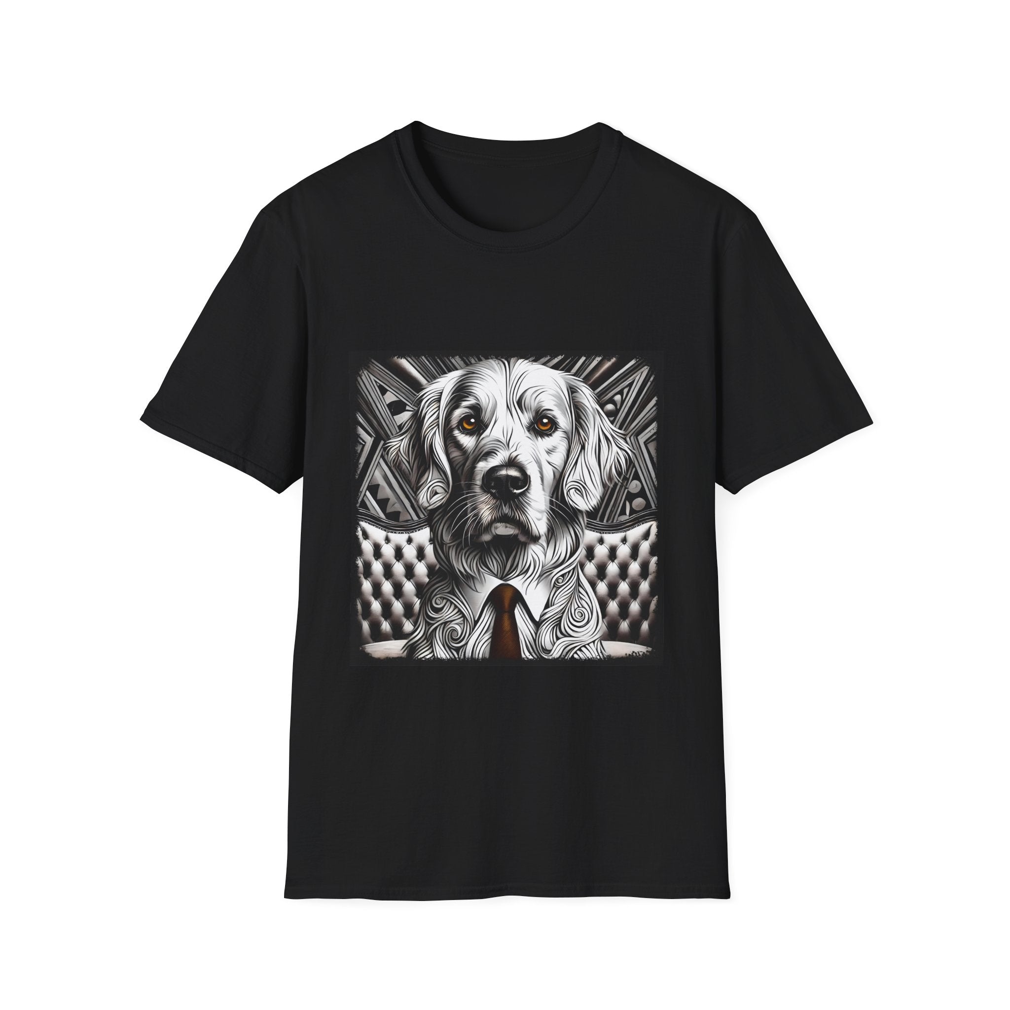 Golden Retriever Shirt | B&W Bold Eyes Dog Lover Tee