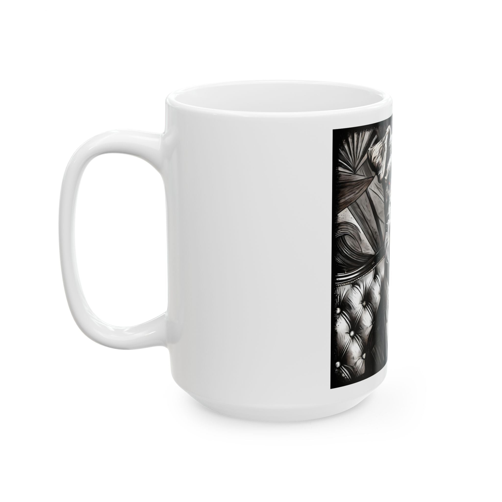 Airedale Terrier Mug | B&W Bold Eyes Dog Lover Gift