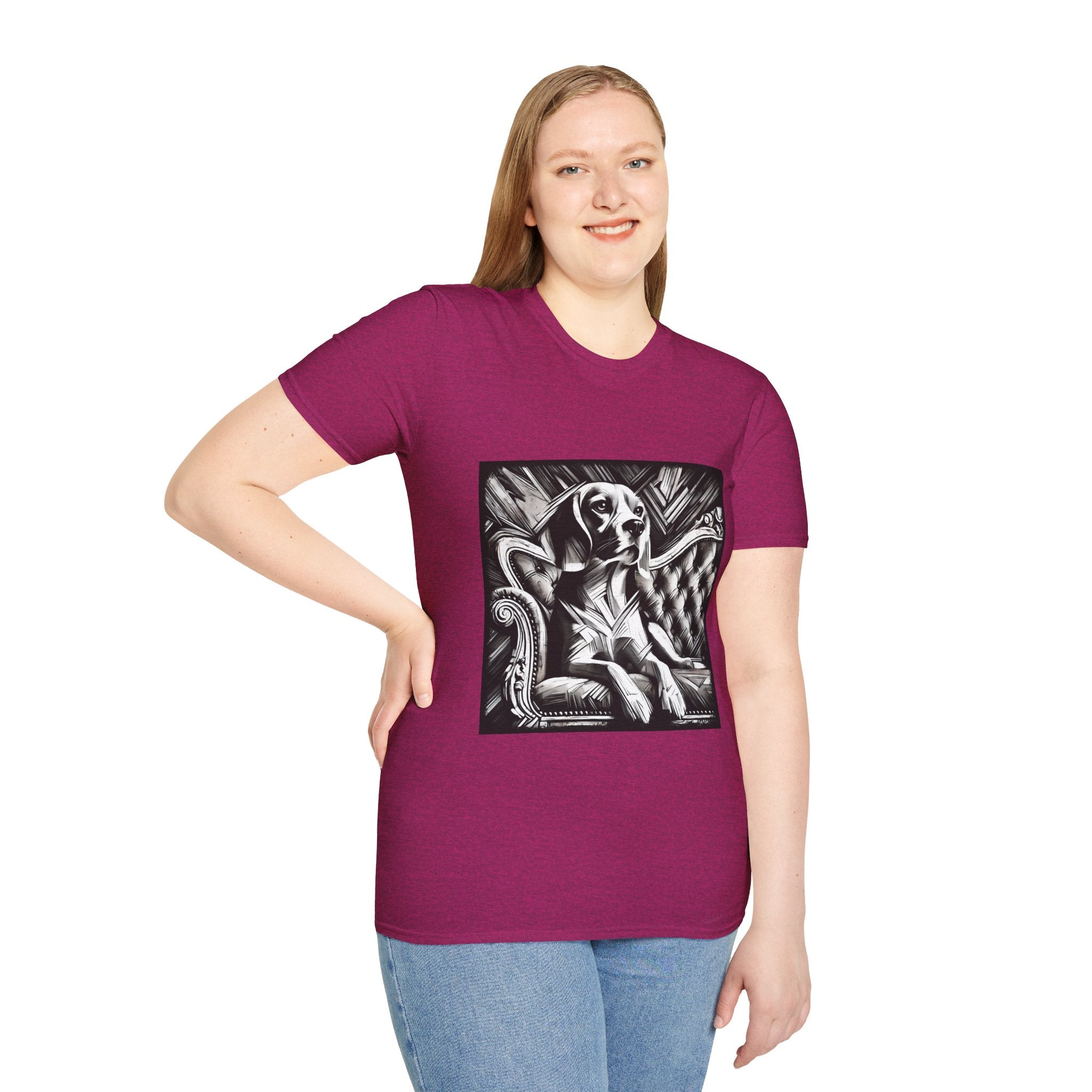 Beagle B&W Bold | Unisex Dog T-Shirt