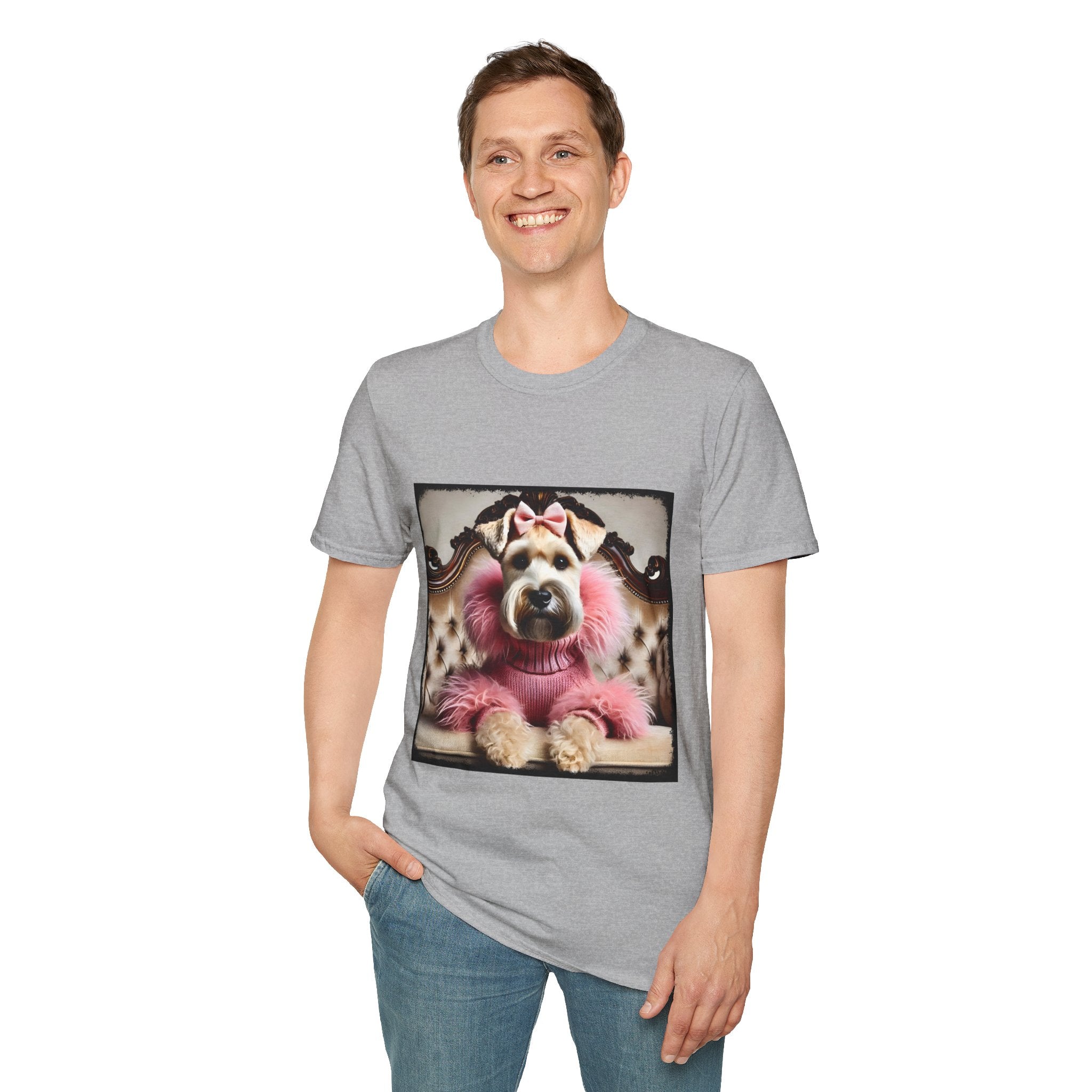 Wheaten Terrier Pink Diva | Unisex Dog T-Shirt
