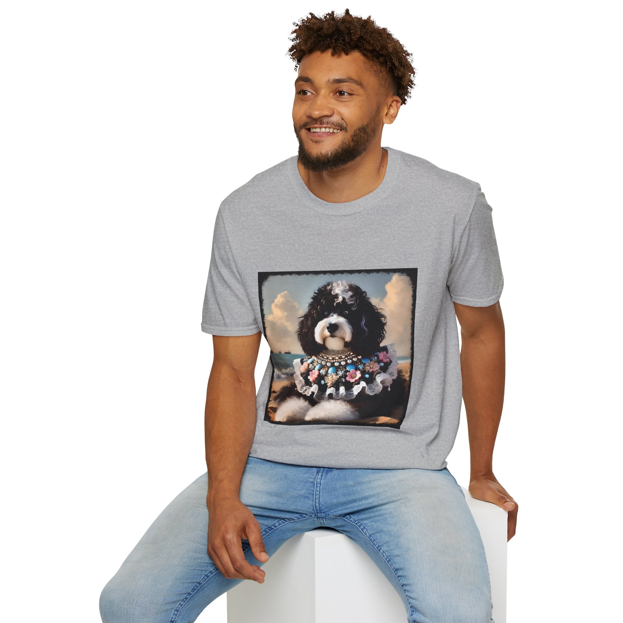 Aussiedoodle Seashell Siren | Unisex Dog T-Shirt
