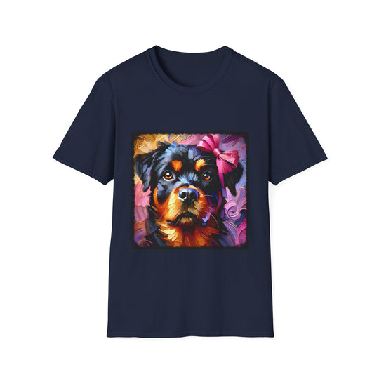 Rottweiler Stunning Classic design dog lover unisex t-shirt in navy