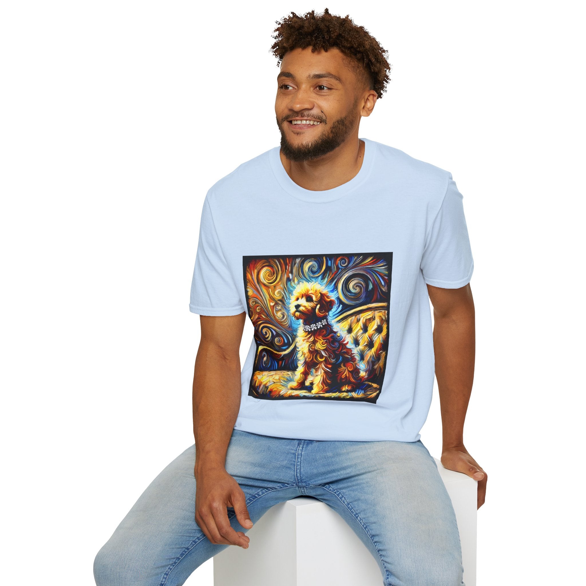 Goldendoodle Vivid Swirl | Unisex Dog T-Shirt