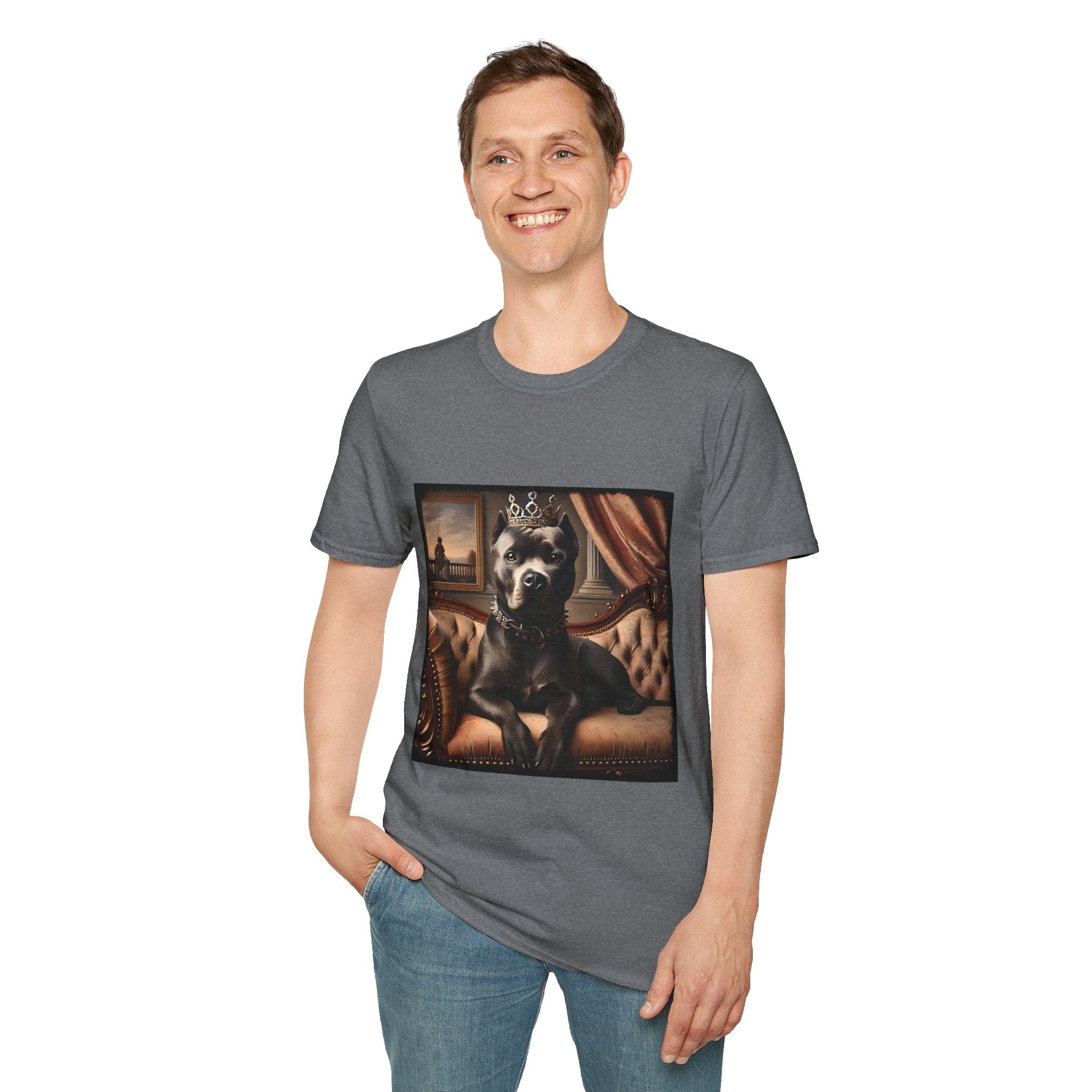 American Pit Bull Terrier Edgy Prince | Unisex Dog T-Shirt
