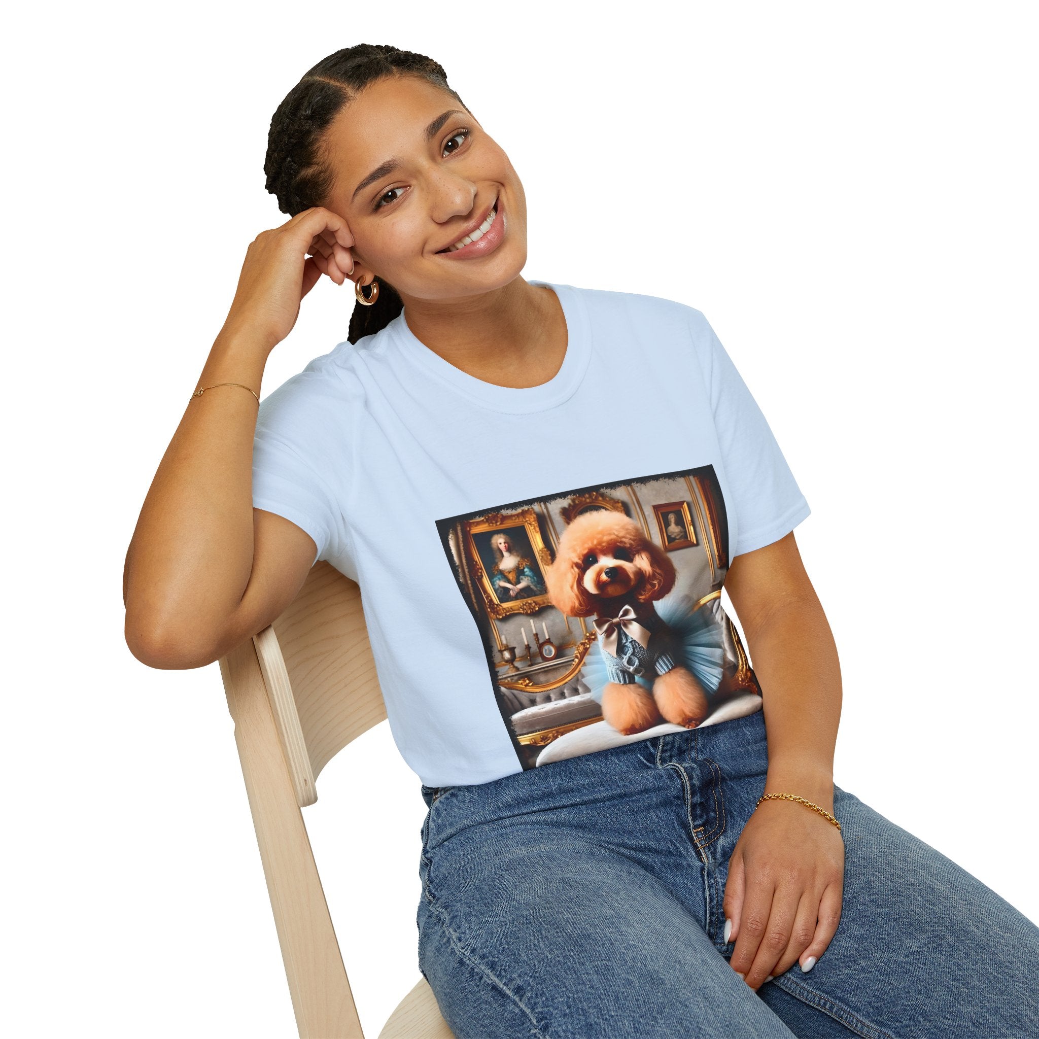 Poodle Rich Baby | Unisex Dog T-Shirt