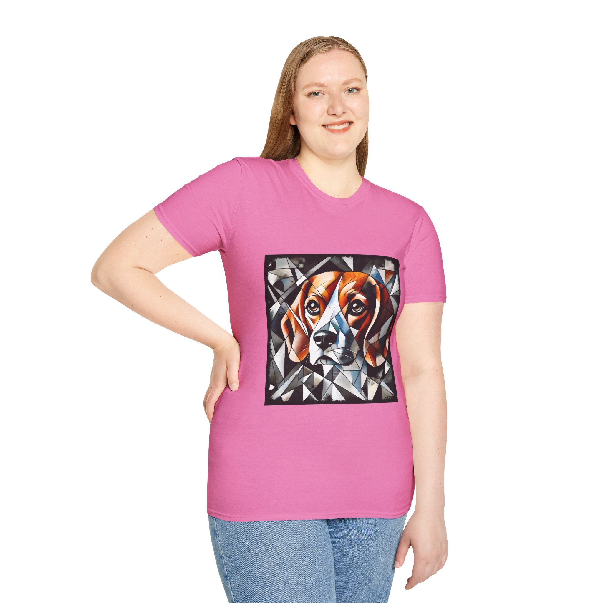 Beagle Bold Geometric | Unisex Dog T-Shirt