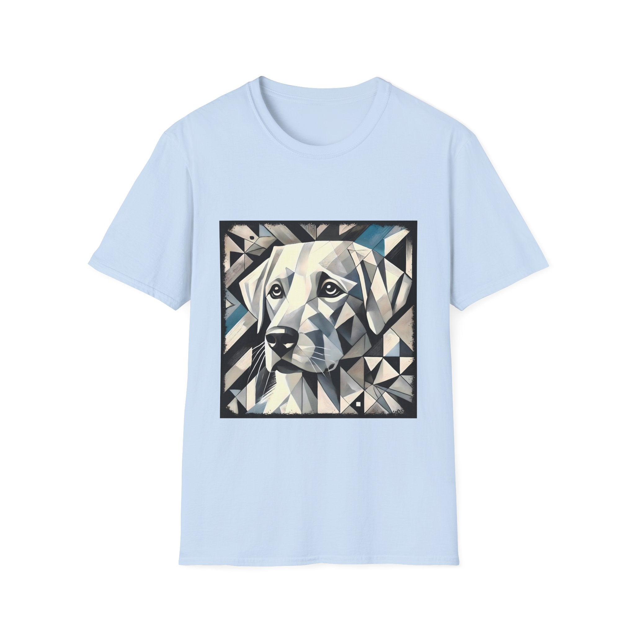 Labrador Retriever White Geometric | Unisex Dog T-Shirt