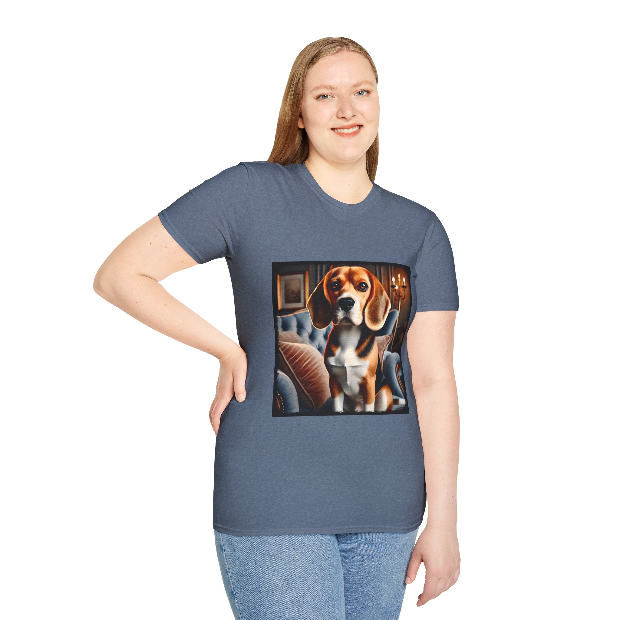 Beagle Poised Portrait | Unisex Dog T-Shirt