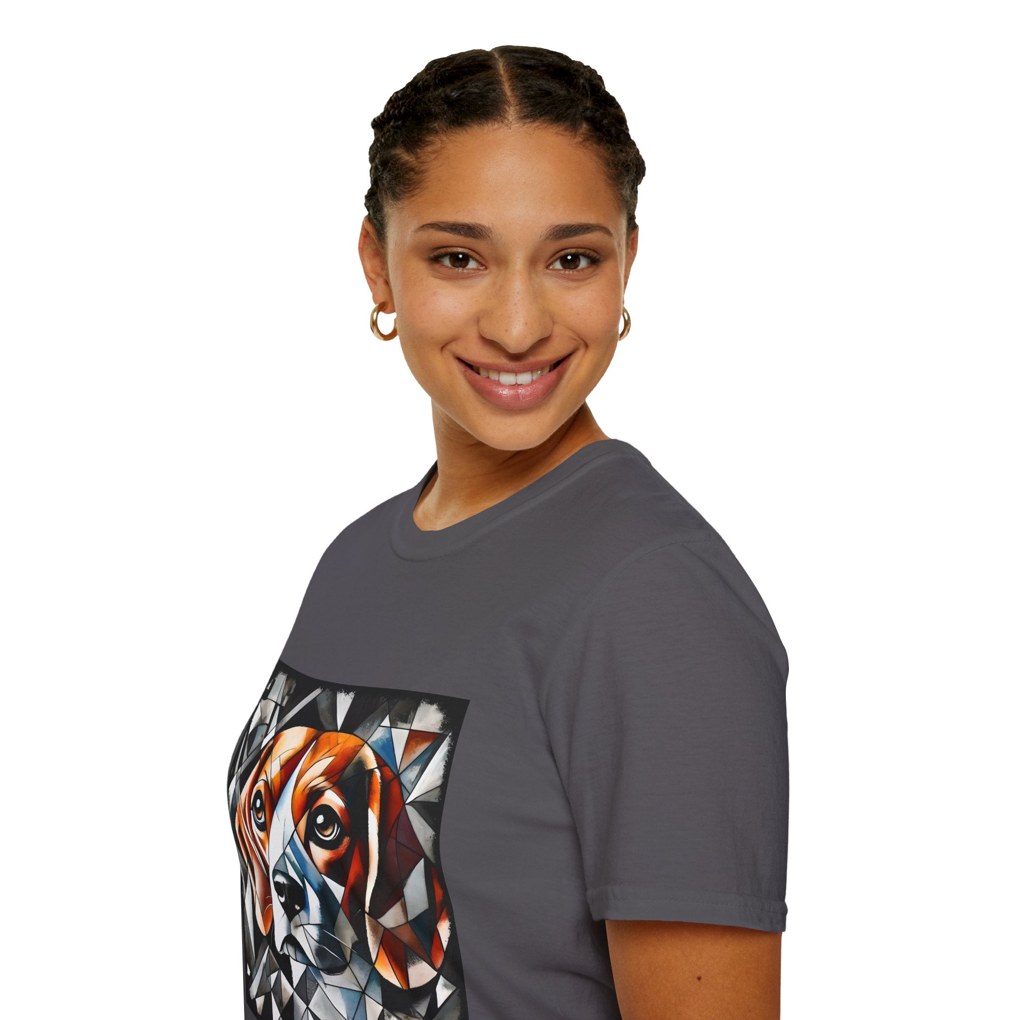 Beagle Bold Geometric | Unisex Dog T-Shirt