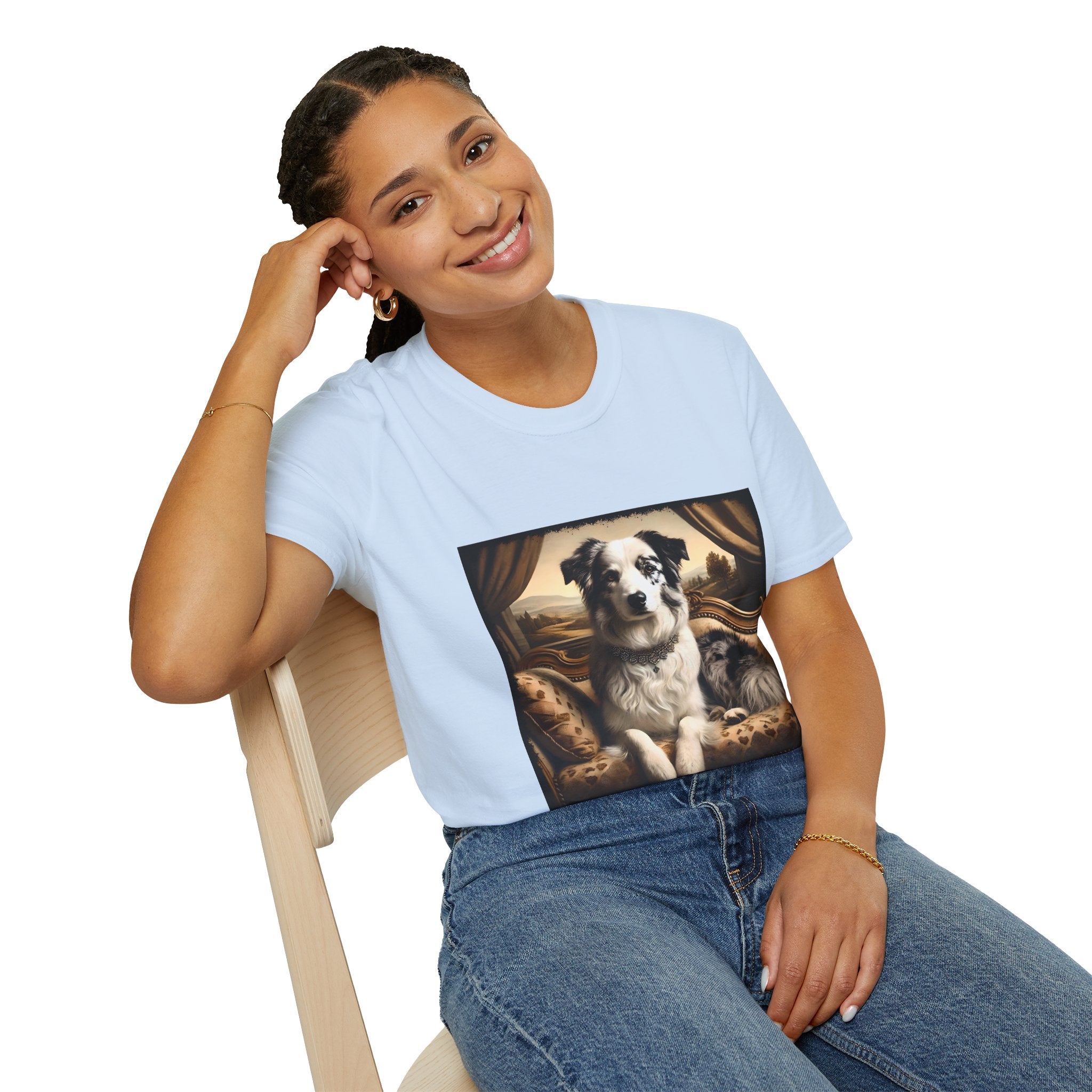 Border Collie Diamond Diva  | Unisex Dog T-Shirt